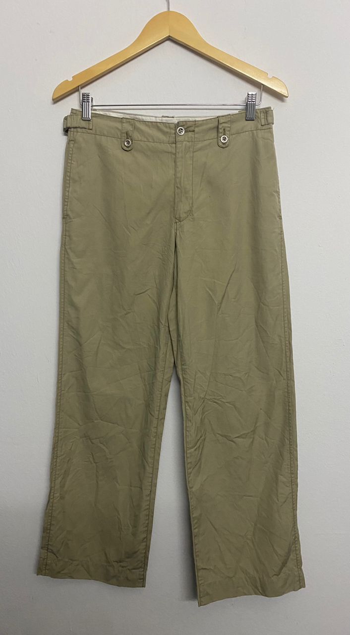 Margaret Howell Vintage MHL Trousers Buckle Button Pocket Zipper Pants Size US 29 - 1 Thumbnail