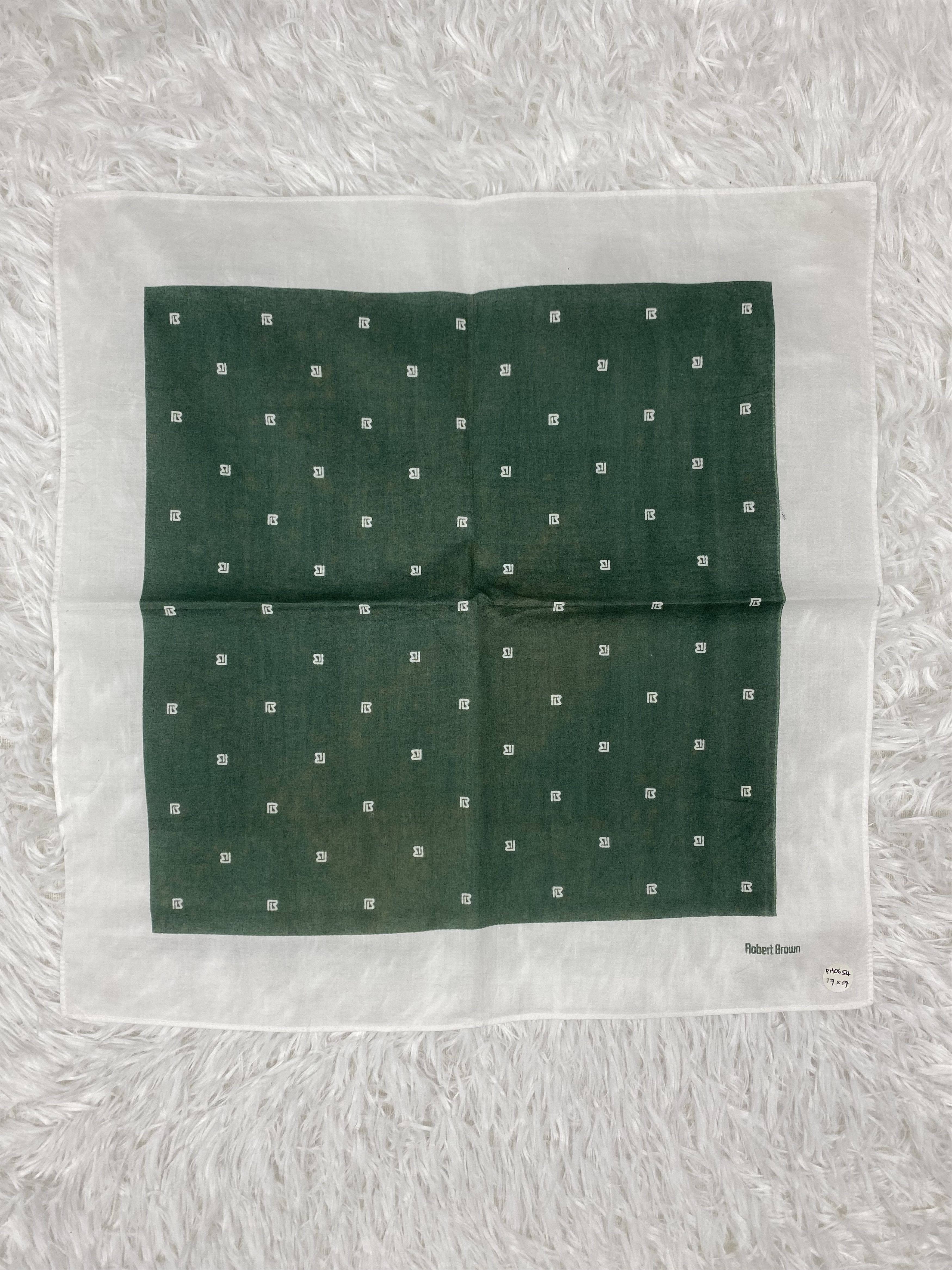 Vintage Vintage Robert Brown Handkerchief Neckerchief PH0654 Size ONE SIZE - 3 Thumbnail