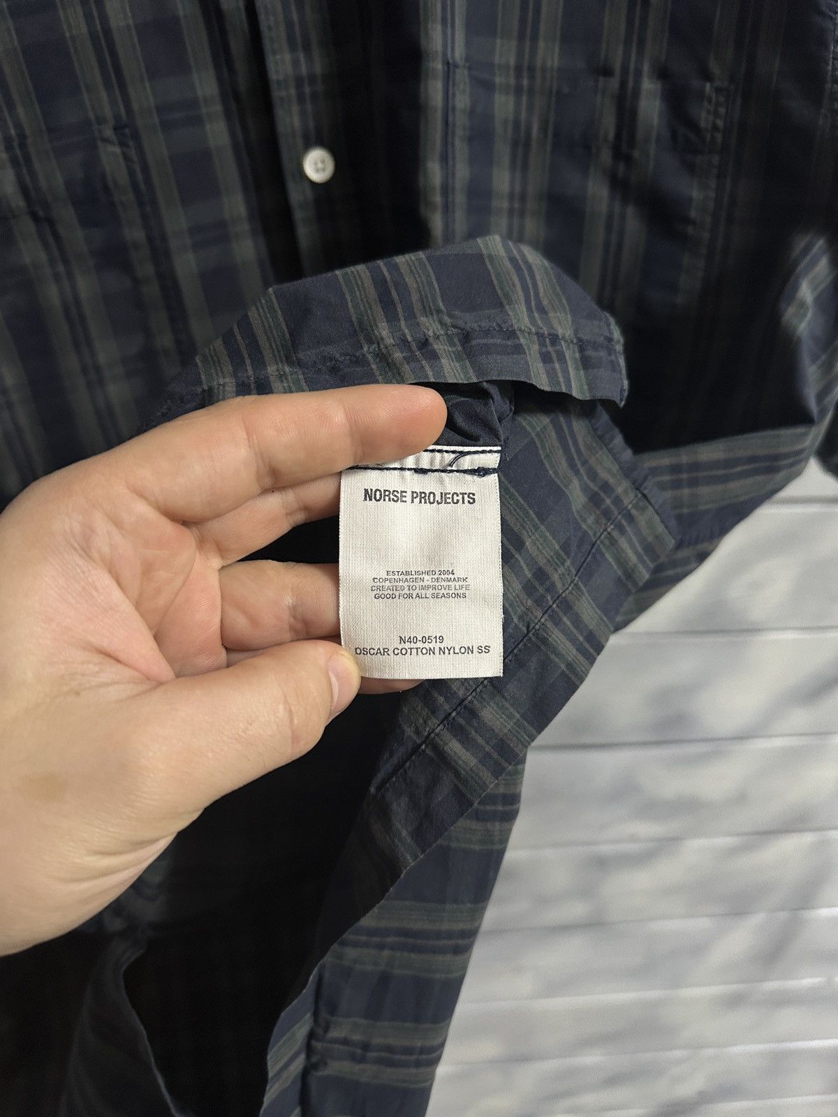 Norse Projects Shirt Button Norse Project in cage Size XL-XXL Size US XXL / EU 58 / 5 - 8 Thumbnail