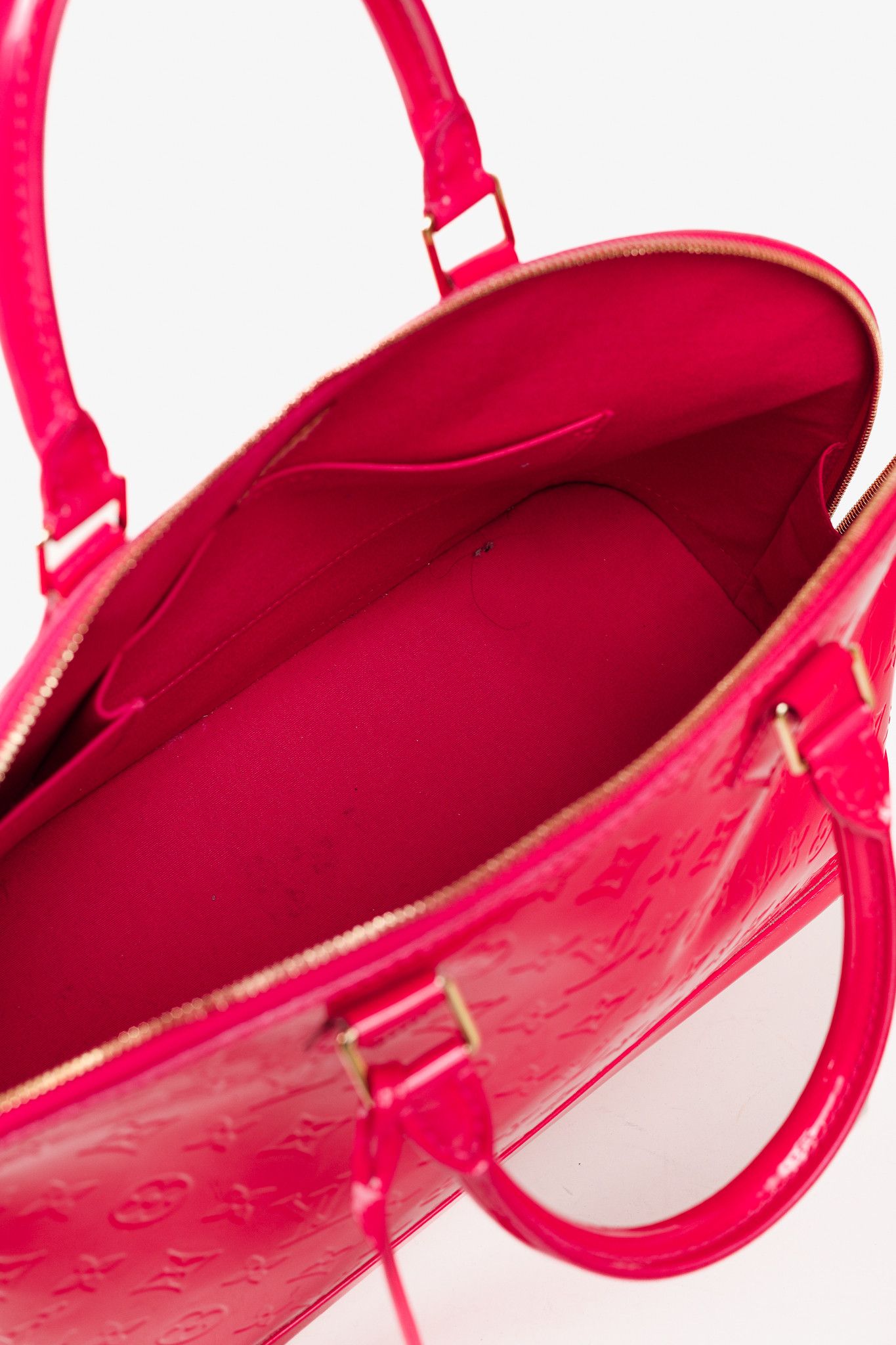 Louis Vuitton Louis Vuitton Alma GM Rose Pop Monogram Vernis Tote Size ONE SIZE - 10 Thumbnail