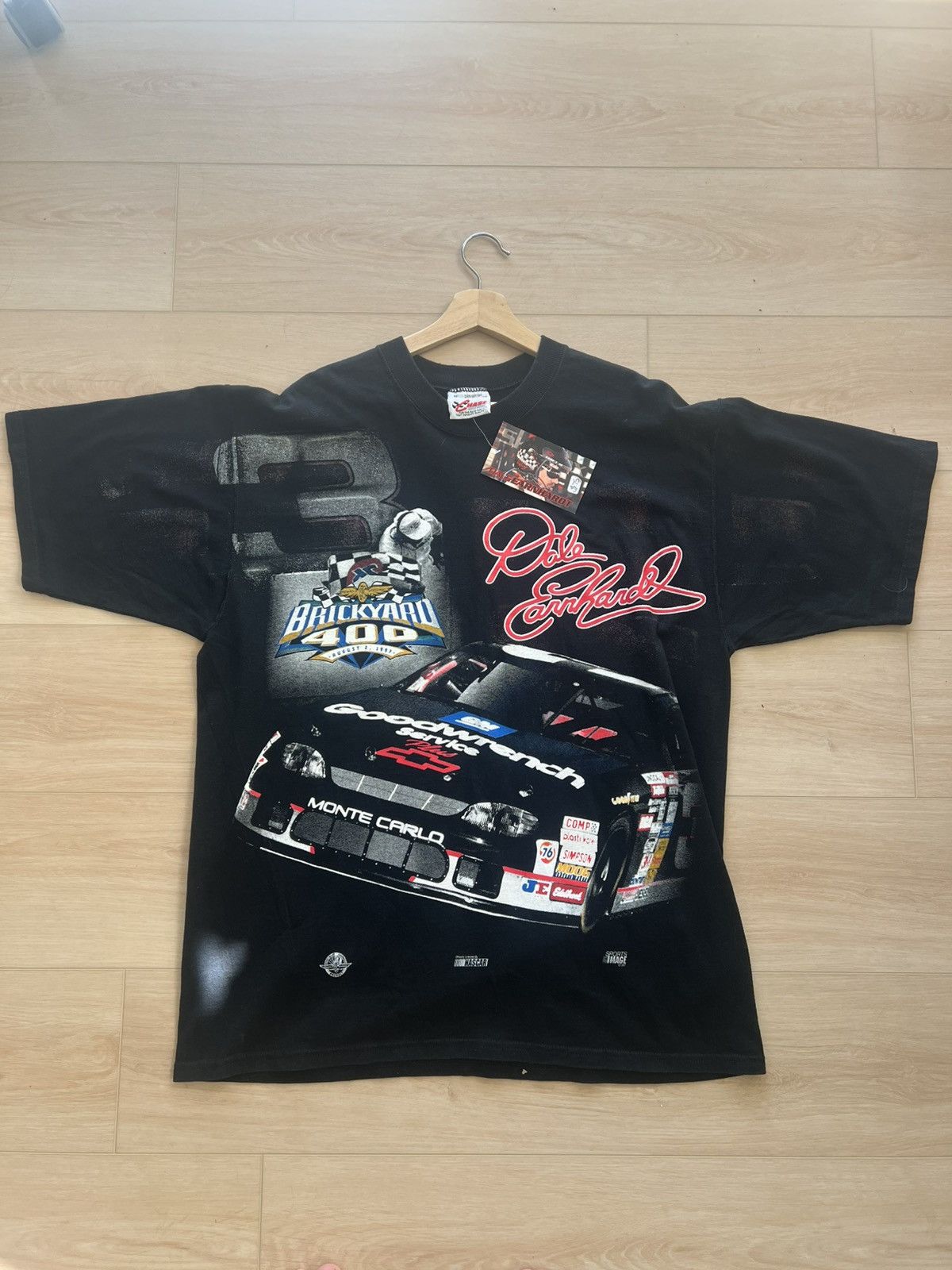 Vintage 1997 nascar dale earnhardt brickyard 400 shirt