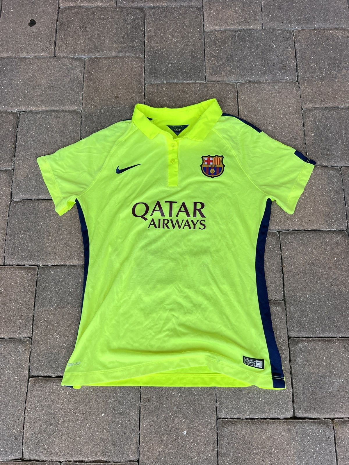 Nike Nike FC Barcelona Neymar Jr Soccer Jersey Size L / US 10 / IT 46 - 1 Thumbnail