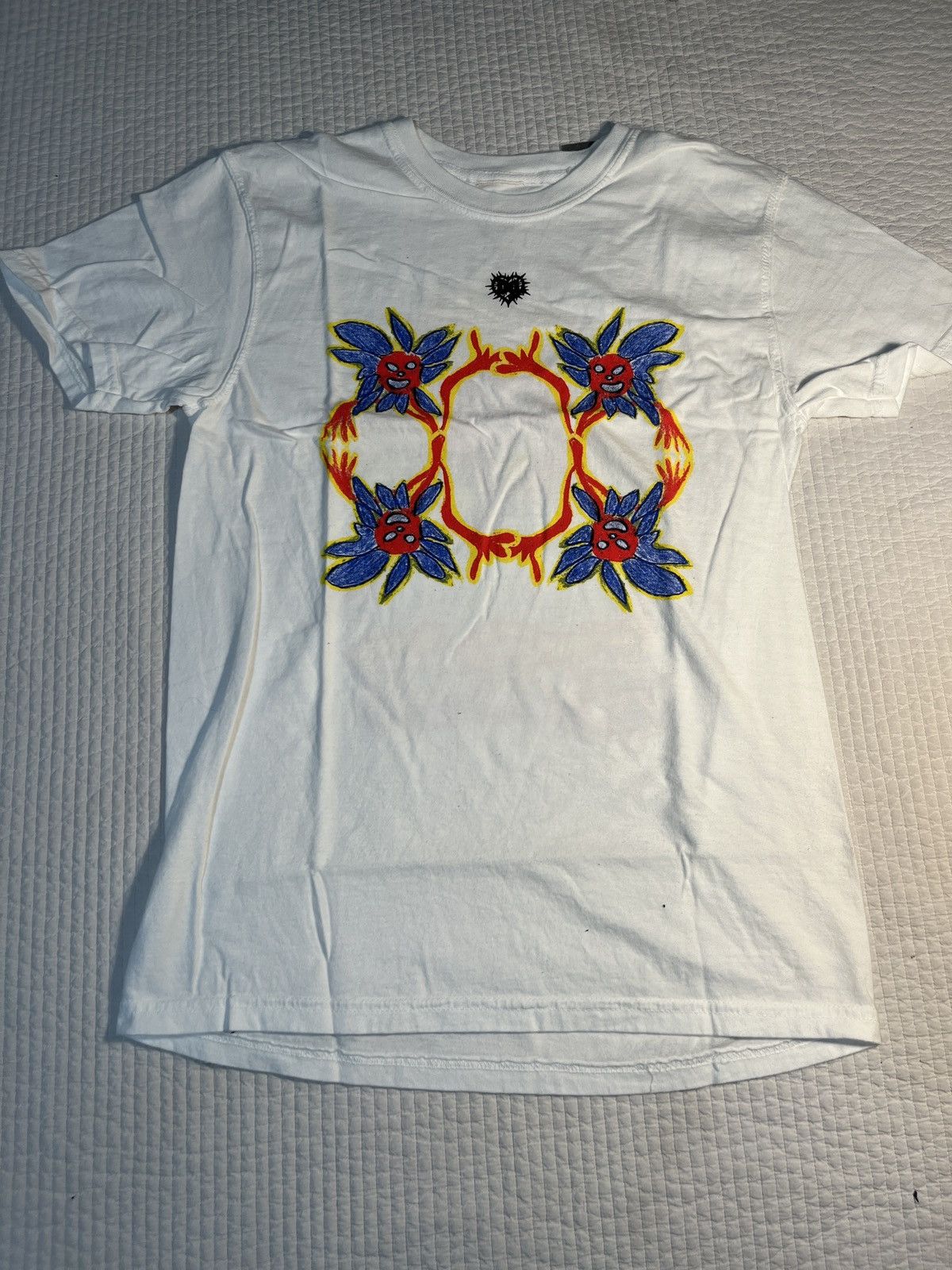 Drain Gang Bladee 333 Authentic Sunflower Tee Size US S / EU 44-46 / 1 - 1 Thumbnail