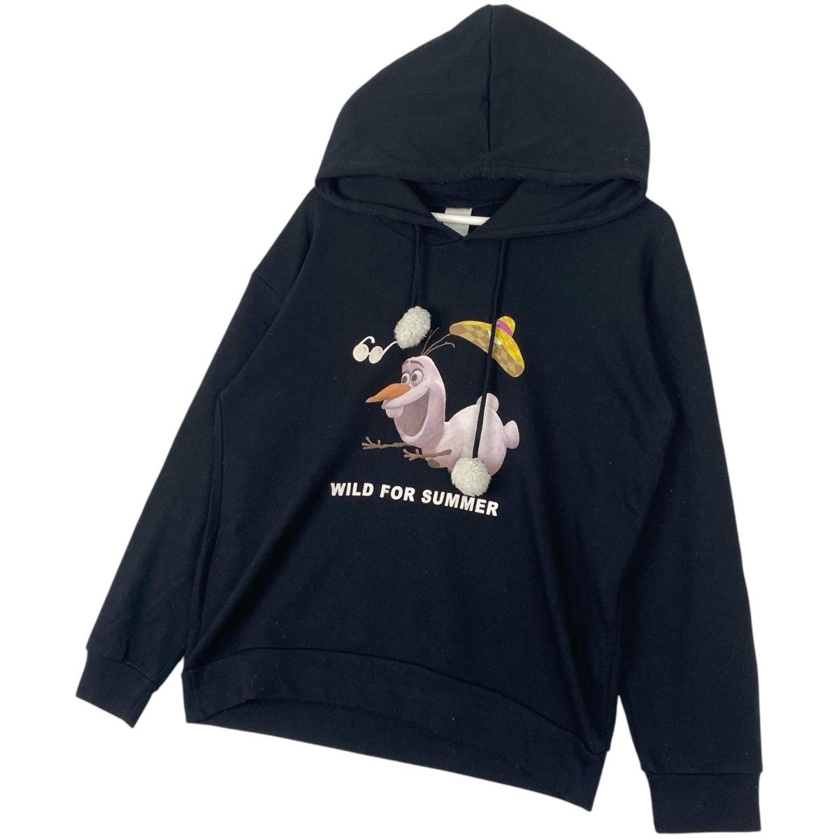 Vintage Vintage Frozen Cartoon Hoodie Sweater Black Pullover Size M Size M / US 6-8 / IT 42-44 - 2 Thumbnail