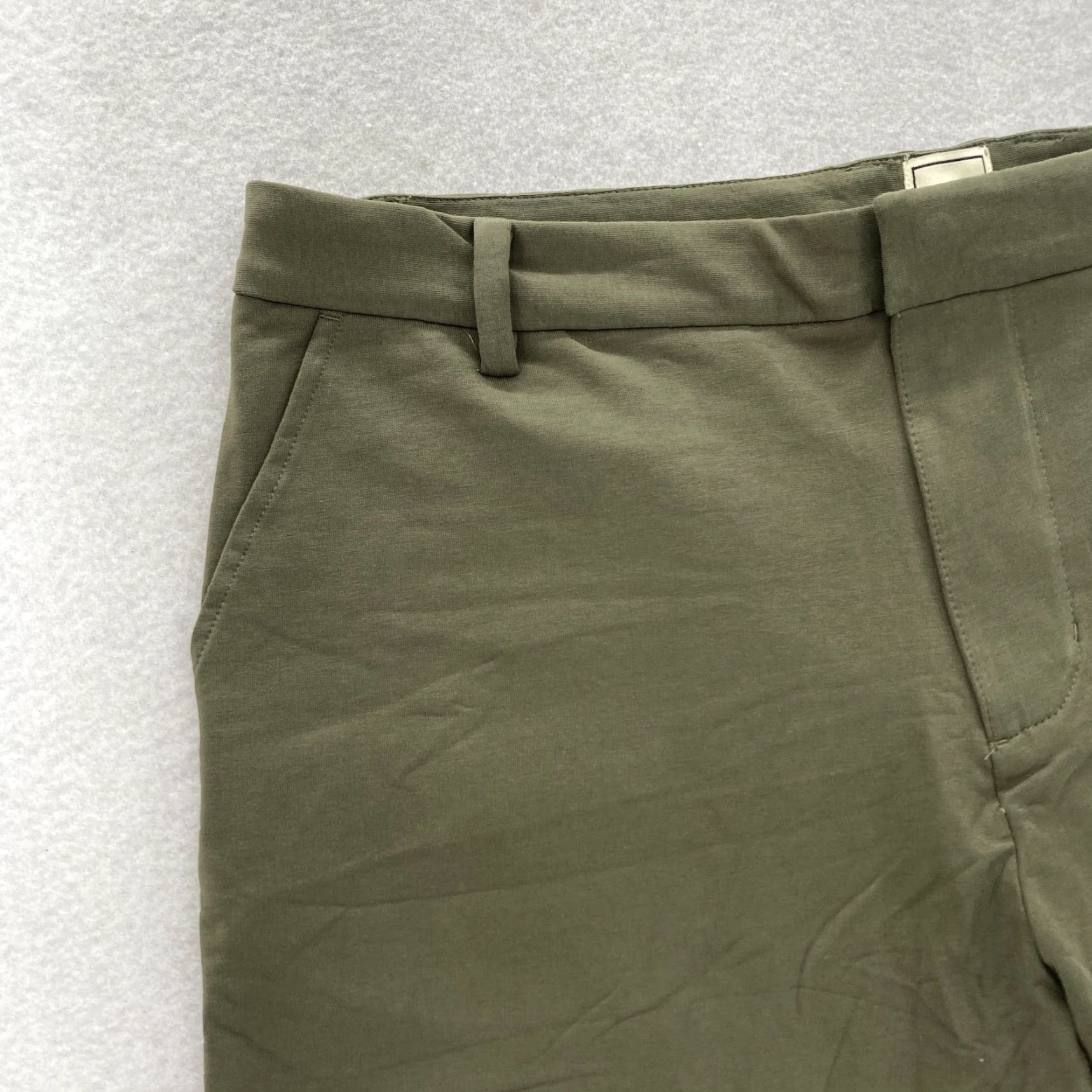 Vintage Swet Tailor Everyday Chino Shorts Mens 36 Army Green Stretch Casual Athletic NWT Size US 36 / EU 52 - 2 Thumbnail