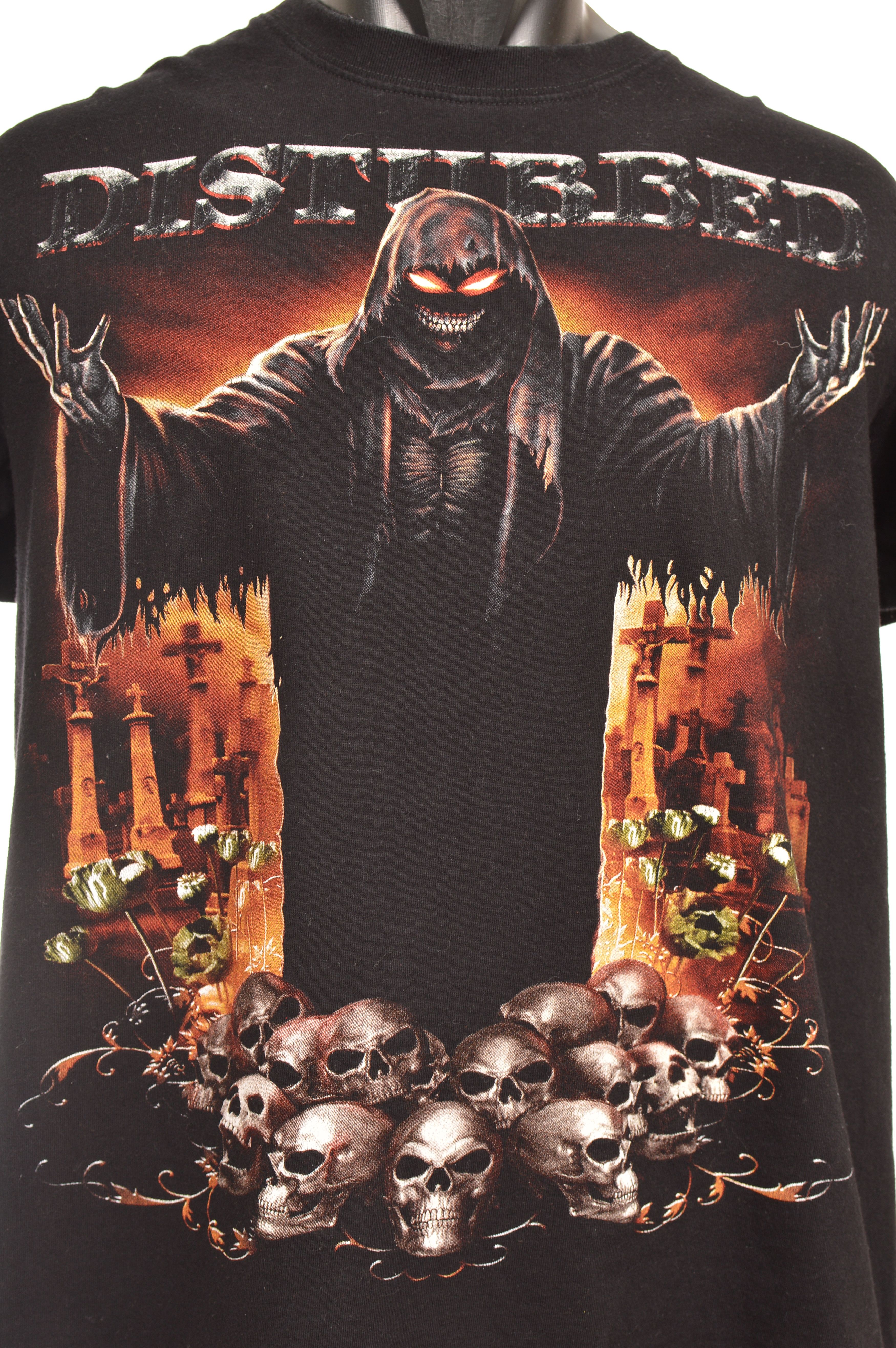 Vintage Hot Rock Disturbed The Guy Vintage Rock Metal T-Shirt Size US M / EU 48-50 / 2 - 3 Thumbnail
