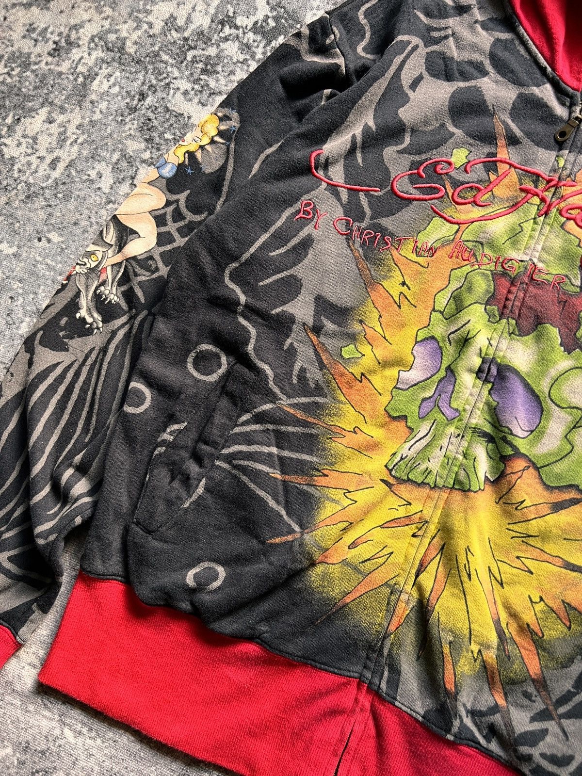 Ed Hardy Ed Hardy by Christian Audigier Hoodie Size US L / EU 52-54 / 3 - 4 Thumbnail
