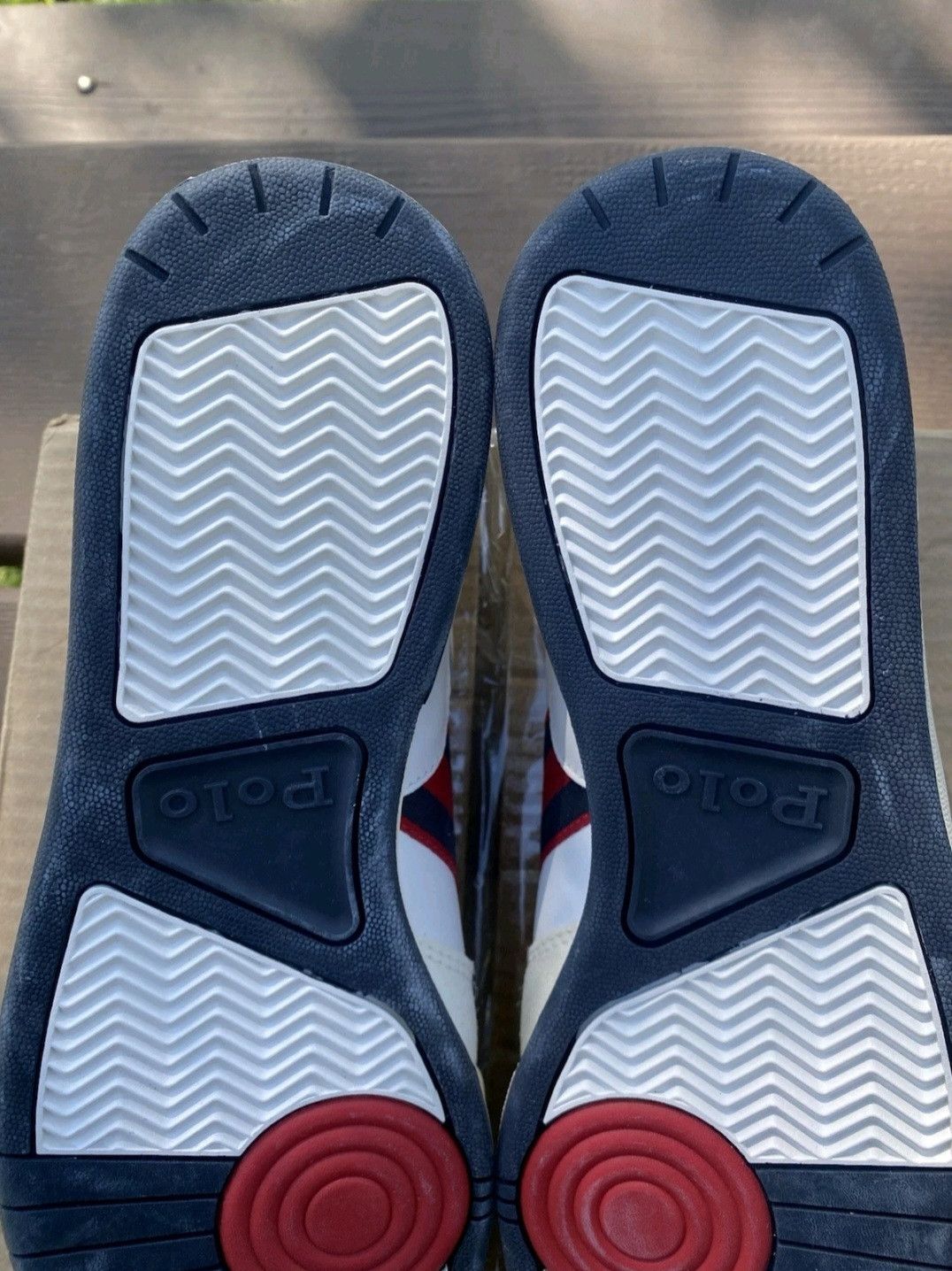 Ralph Lauren Ralph Lauren Polo Court Sneakers White Navy Red Retro 003 Size US 11.5 / EU 44-45 - 7 Thumbnail