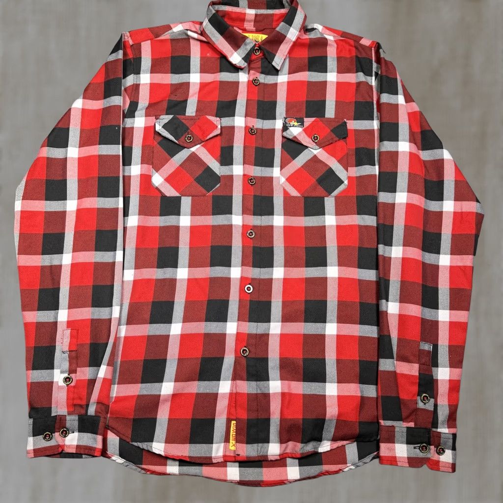 Vintage Dixxon Shirt Mens Large Tall Plaid Long Sleeve Button Up Flannel Clay Smith Cams Red Herritage Mr. Horsepower Moder Size US L / EU 52-54 / 3 - 1 Thumbnail