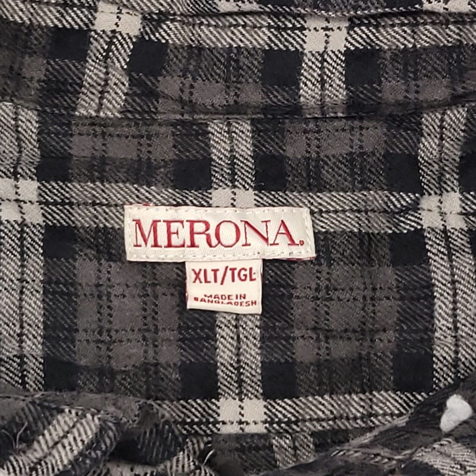Merona Merona Madras Flannel Shirt Mens Size Extra Large Tall XLT Size US XL / EU 56 / 4 - 3 Thumbnail