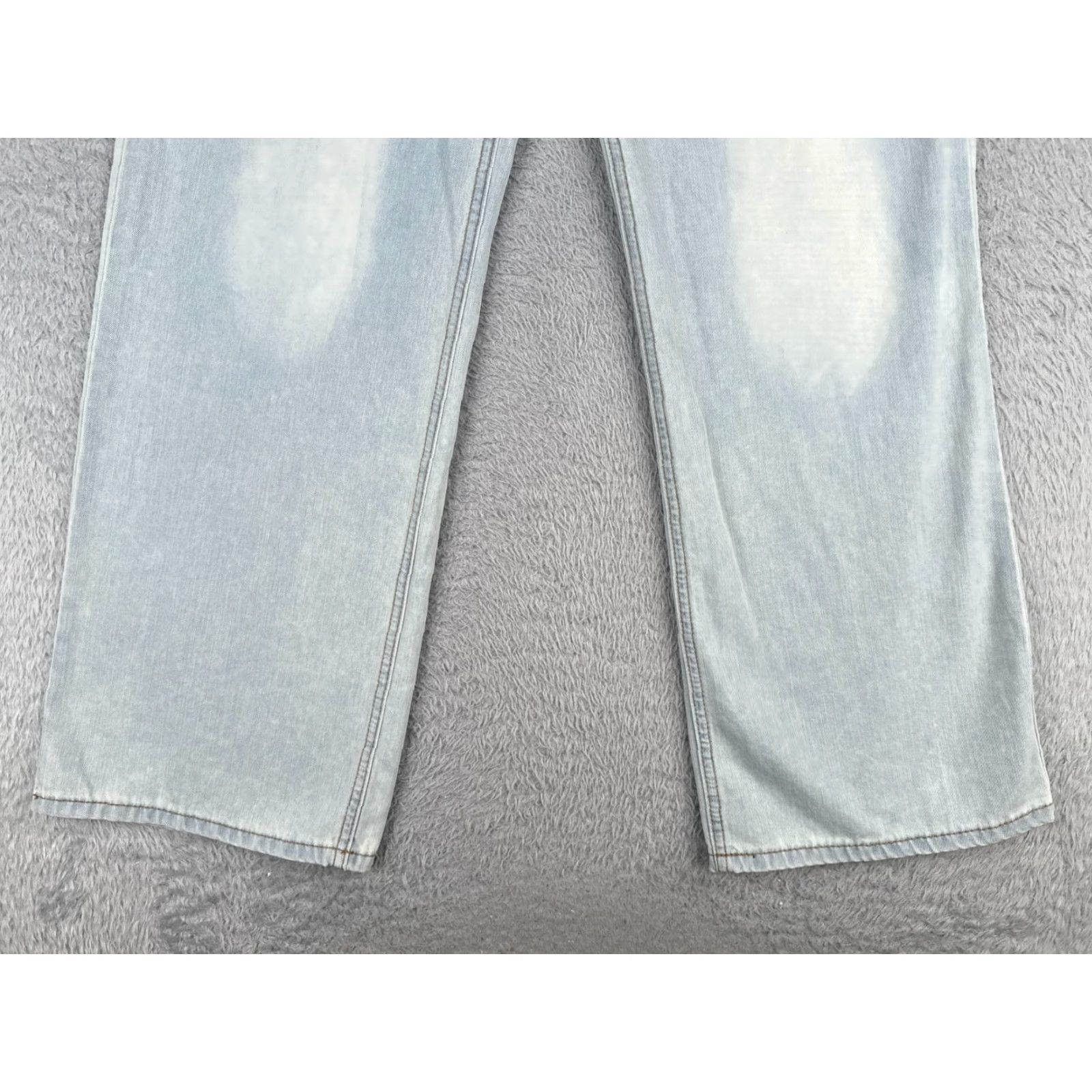 Vintage Gold Trans Jeans Womens 28 Blue Denim Light Wash Distressed 28x30 Regular 5-Pocket Design Zip Button Jeans Womens Size 28" / US 6 / IT 42 - 2 Thumbnail