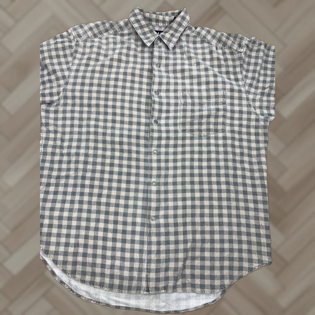Gap GAP Vintage Men's Long Sleeve Button Down Plaid Checkered Beige Size L Clothing Shirt Casual Mens Size US L / EU 52-54 / 3 - 1 Thumbnail