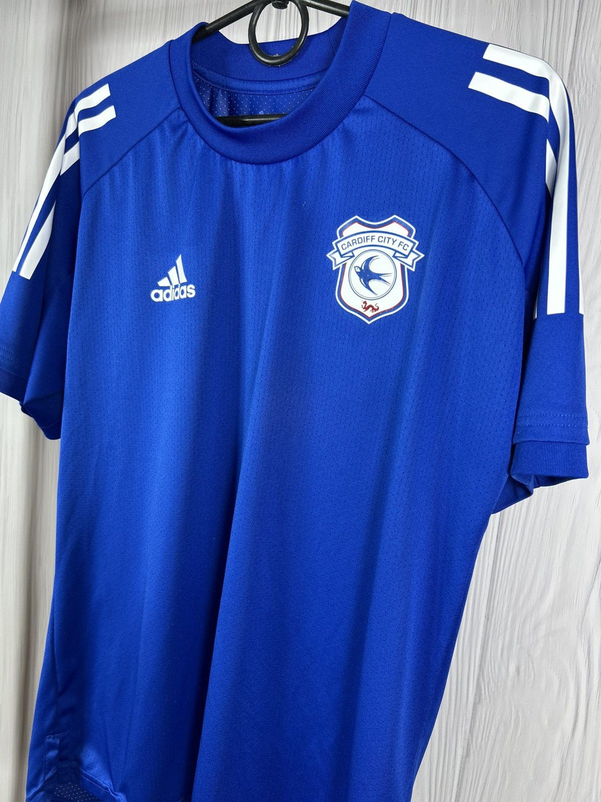 Adidas Cardiff City FC Adidas 2020 Training Jersey T-Shirt Size s Size US S / EU 44-46 / 1 - 3 Thumbnail