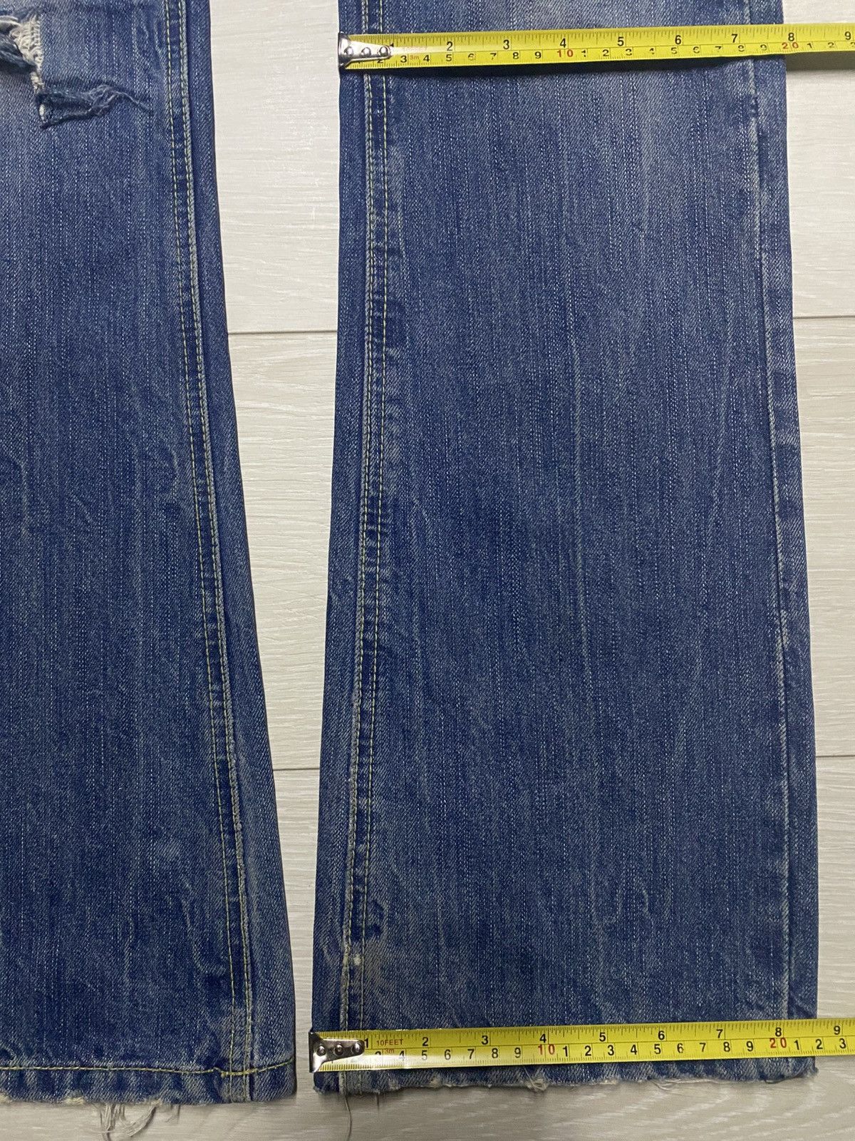 Beauty Beast Vintage Japanese Buzz Spunky Star Flare Repair Jeans Size US 32 / EU 48 - 22 Thumbnail
