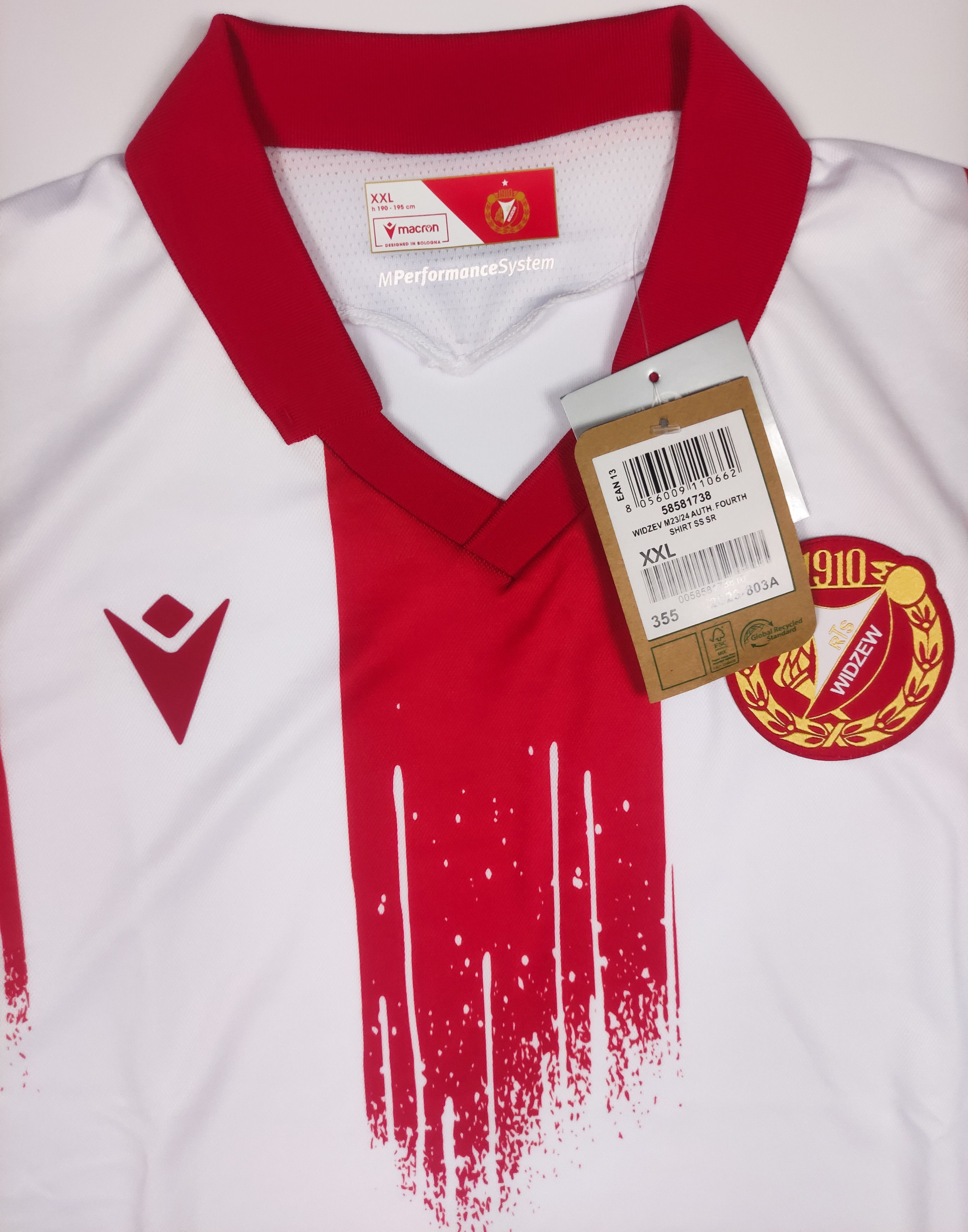 Macron BNWT Widzew Łódź 2023 2024 Macron "Special" Shirt Size US XXL / EU 58 / 5 - 10 Thumbnail