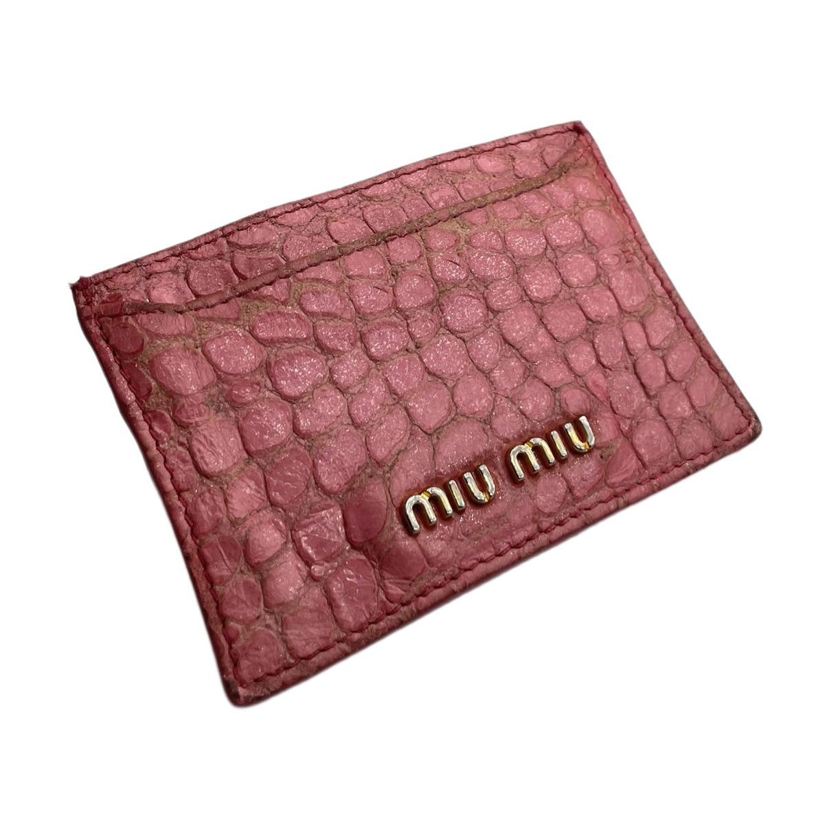 Miu Miu Pink Leather Purse Size ONE SIZE - 1 Thumbnail