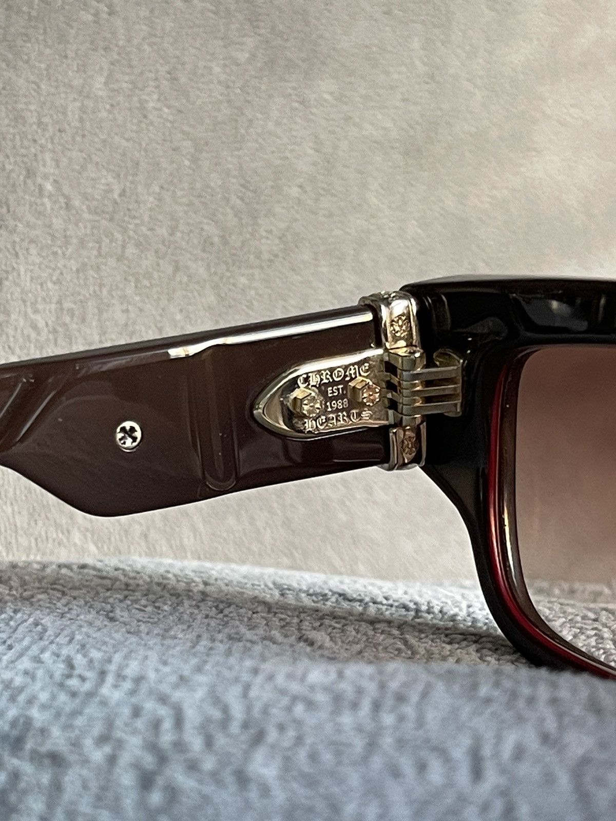 Chrome Hearts Chrome Hearts Sunglasses Brown Size ONE SIZE - 12 Thumbnail