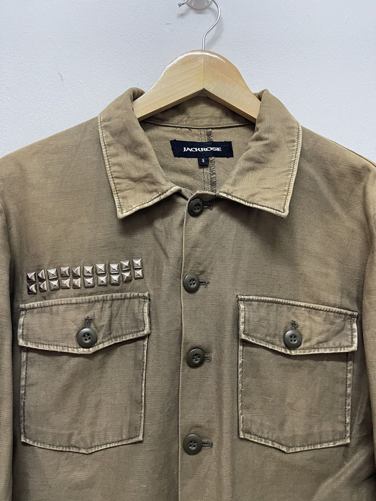 JACKROSE Vintage JACKROSE Military Inspired Jacket Spike On Size US M / EU 48-50 / 2 - 2 Thumbnail