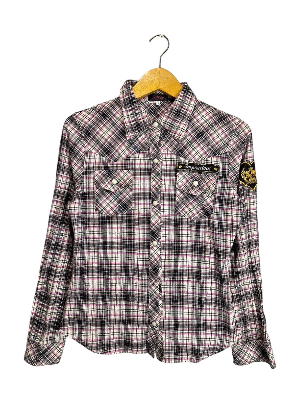 Hysteric Glamour PEACEFUL REREK POEM WESTERN SHIRT BUTTON HYSTERIC LGB STYLE Size S / US 4 / IT 40 - 2 Thumbnail