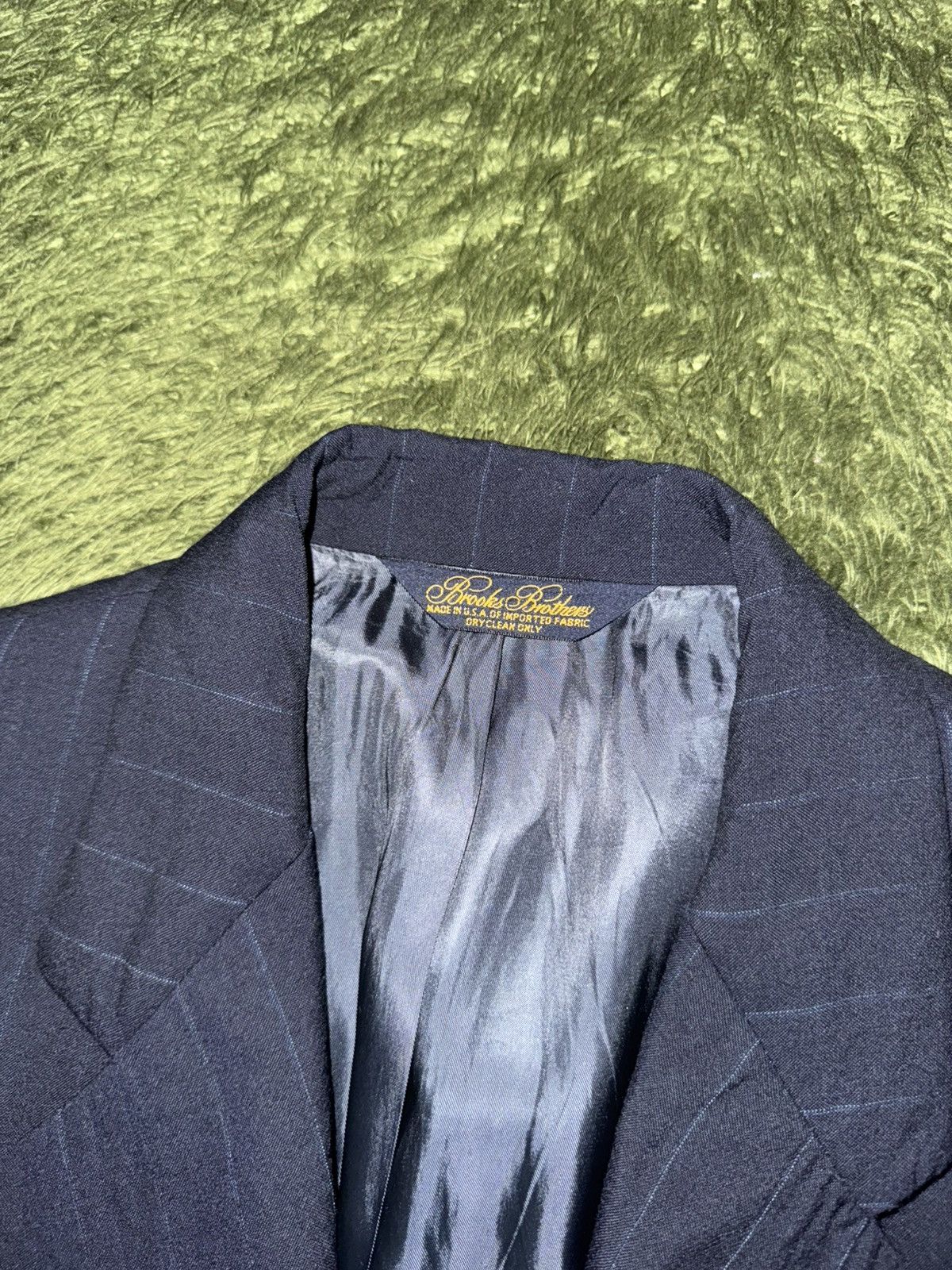 Brooks Brothers Brooks Brothers Made in USA Classic Fit Striped Blazer Size 42R - 3 Thumbnail