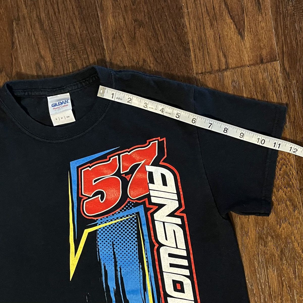 Gildan Vintage 57 Randy Ainsworth Racing Graphic T Shirt Y2K Size US S / EU 44-46 / 1 - 6 Thumbnail