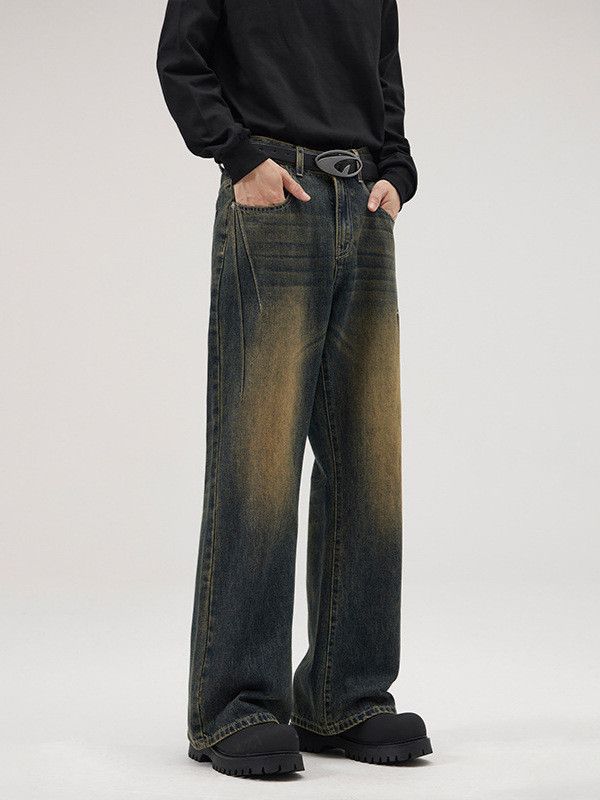 Vintage Men's Retro American Flared Loose Jeans Size US 32 / EU 48 - 3 Thumbnail