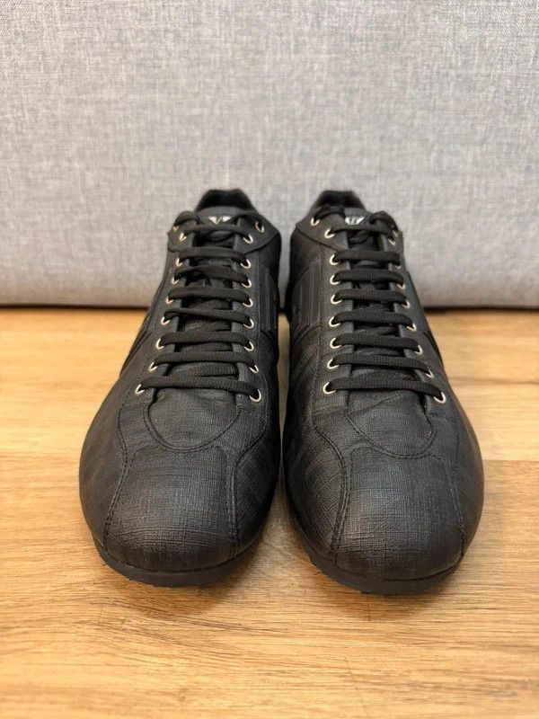 Fendi Fendi Roma Black Coated Canvas Monogram Low Sneakers 11 45 Size US 12 / EU 45 - 5 Thumbnail