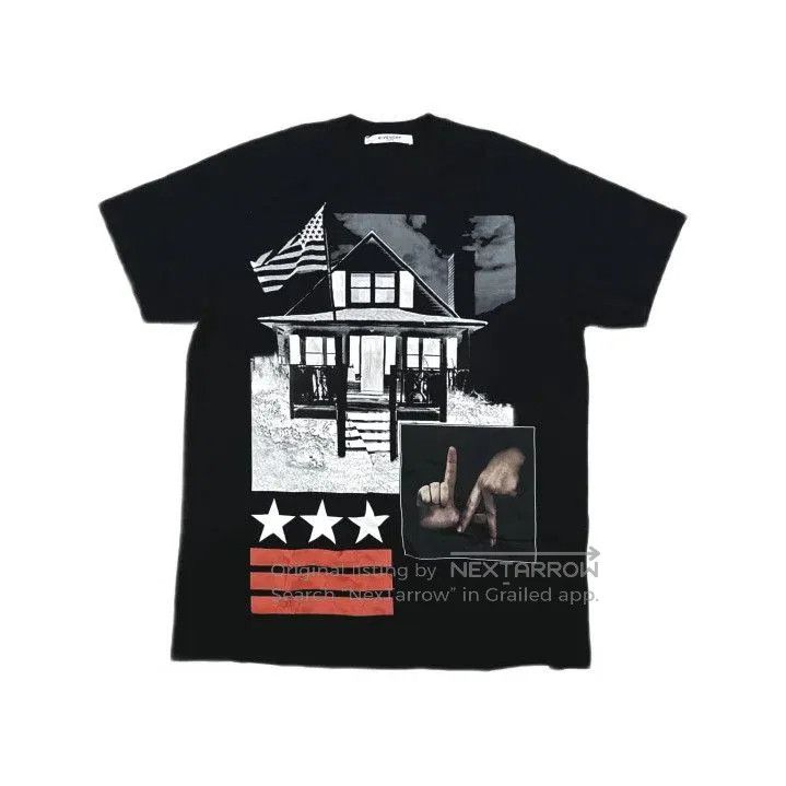 Givenchy Givenchy Five-Star Stripe Print Short-Sleeve T-Shirt. Size US XS / EU 42 / 0 - 2 Thumbnail