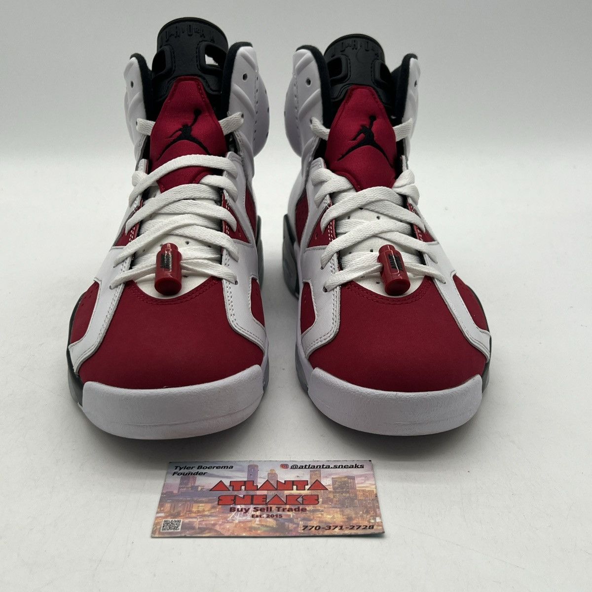 Jordan Brand Air Jordan 6 Carmine Size US 8.5 / EU 41-42 - 2 Thumbnail