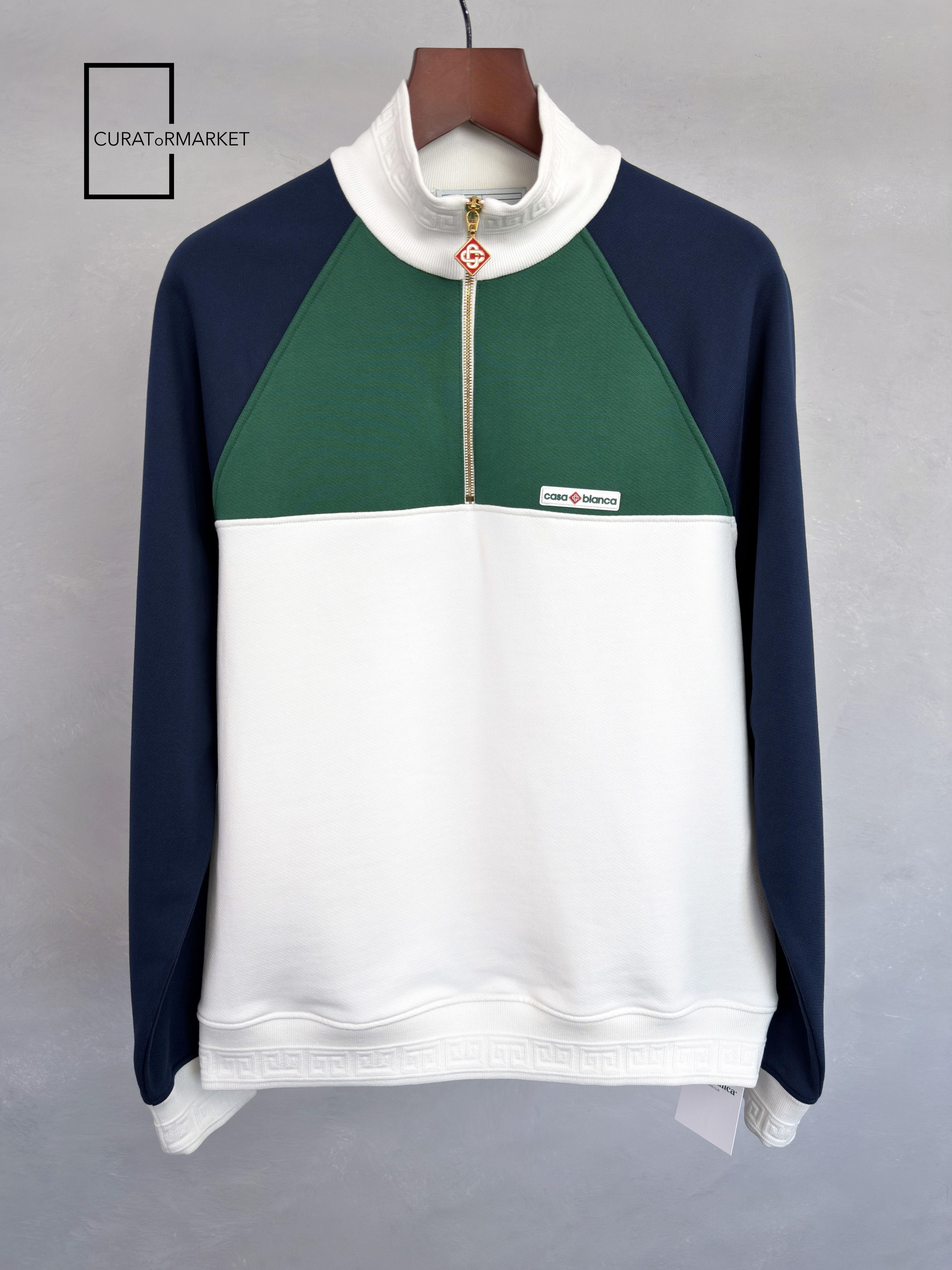 Casablanca Relaxed Embossed Monogram Design Quarter Zip Track Top FW24 Size US S / EU 44-46 / 1 - 2 Thumbnail