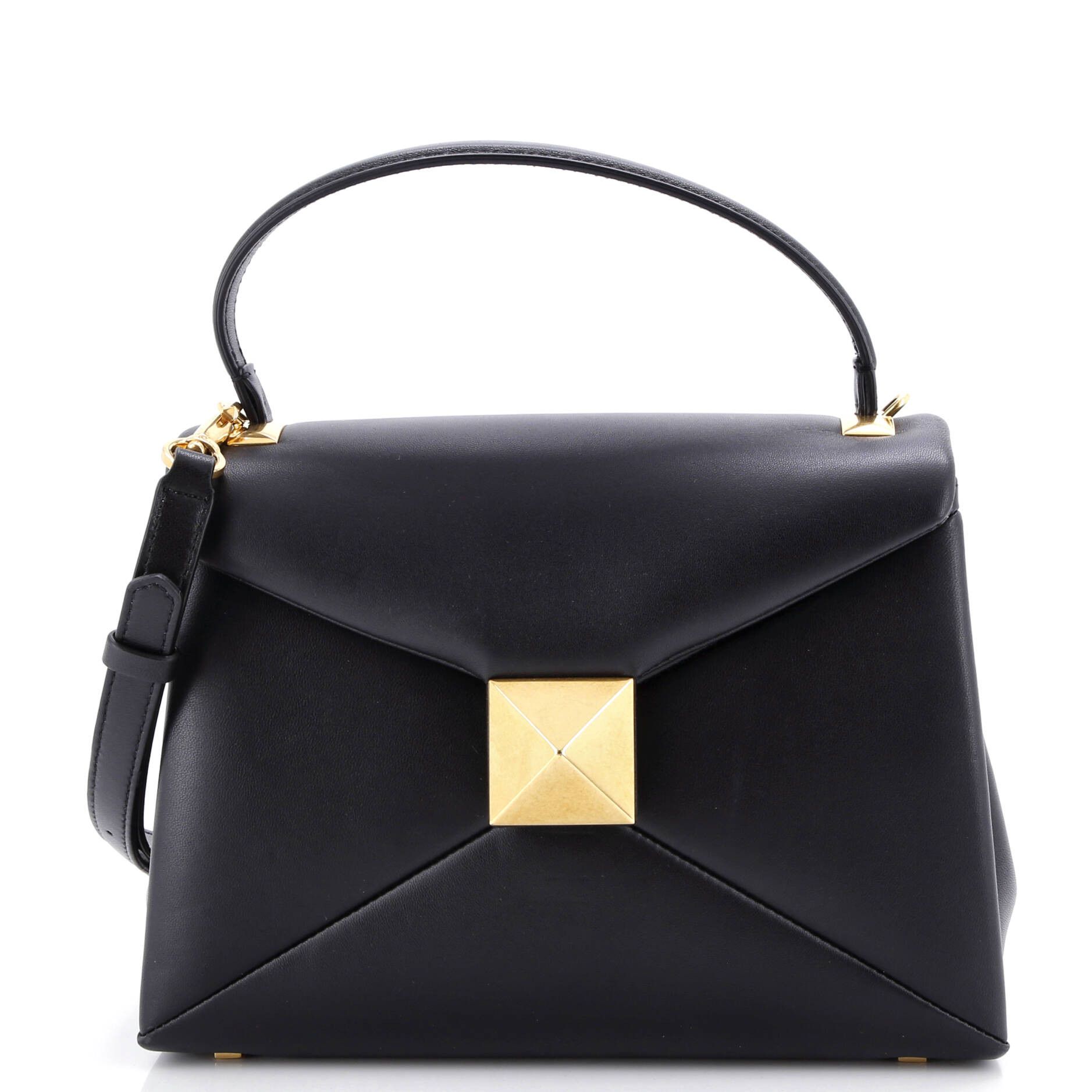 Valentino One Stud Top Handle Flap Bag Size ONE SIZE - 1 Thumbnail