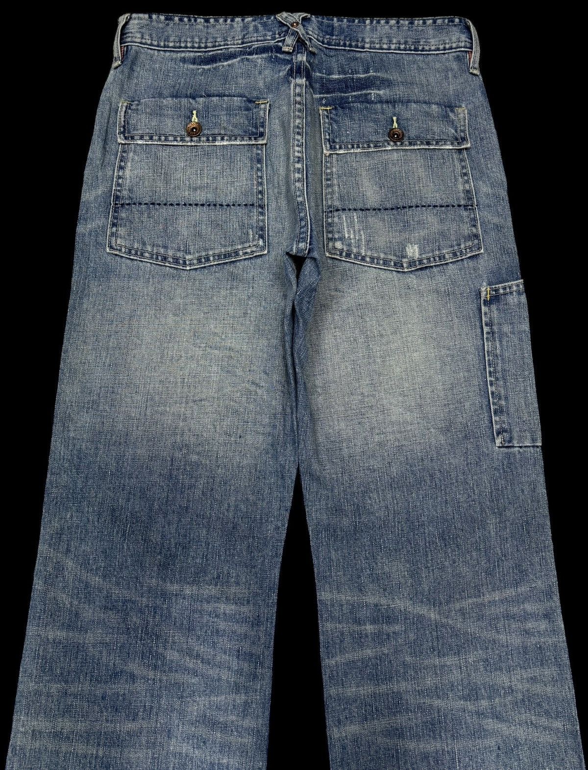 Gap ACNE STUDIOS Inspire Gap Jeans Baggy Flare Distressed Denim Size US 30 / EU 46 - 8 Thumbnail