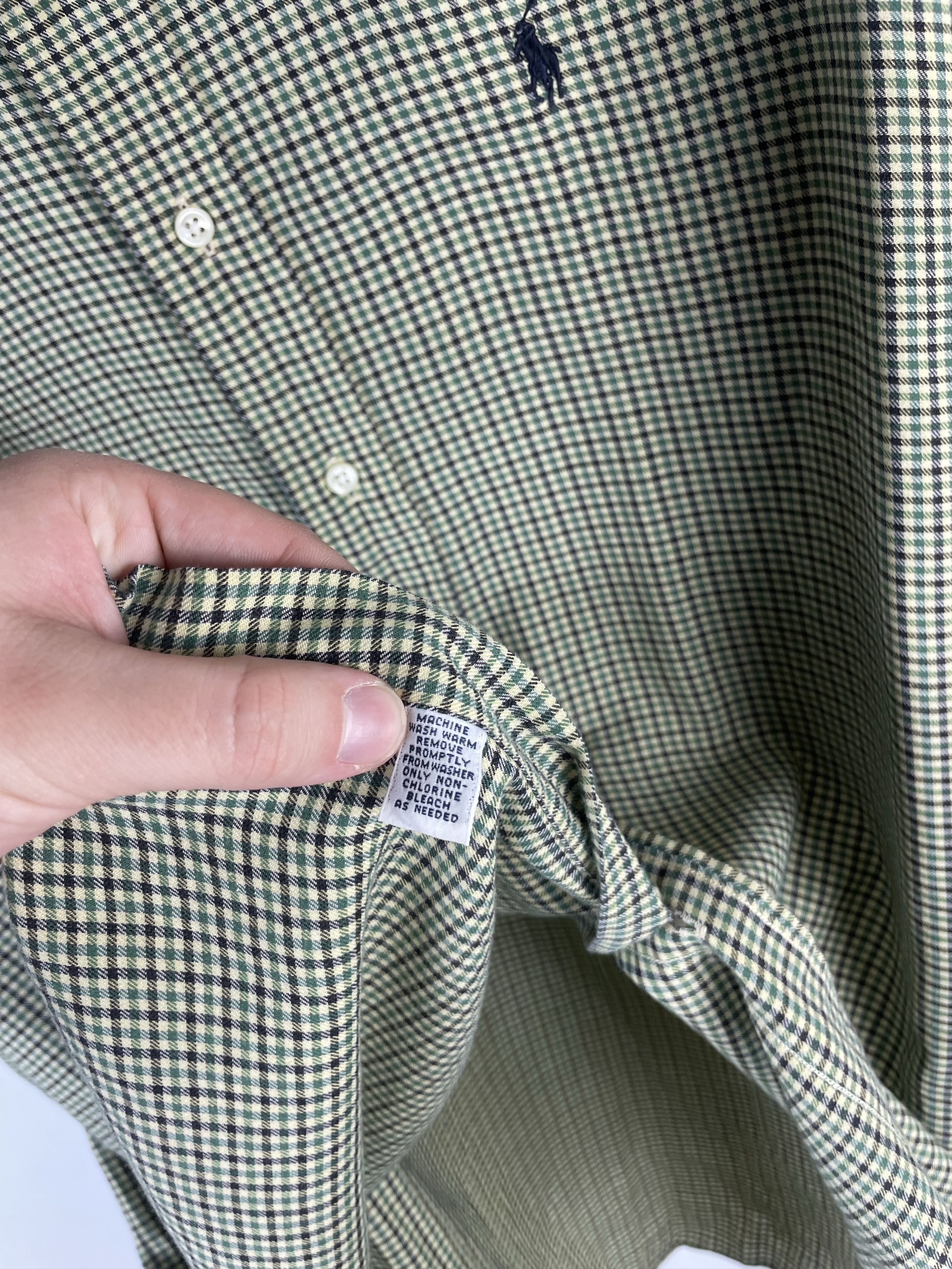 Flannel Flannel Polo Ralph Lauren Vintage Mens Shirt Size US XL / EU 56 / 4 - 7 Thumbnail