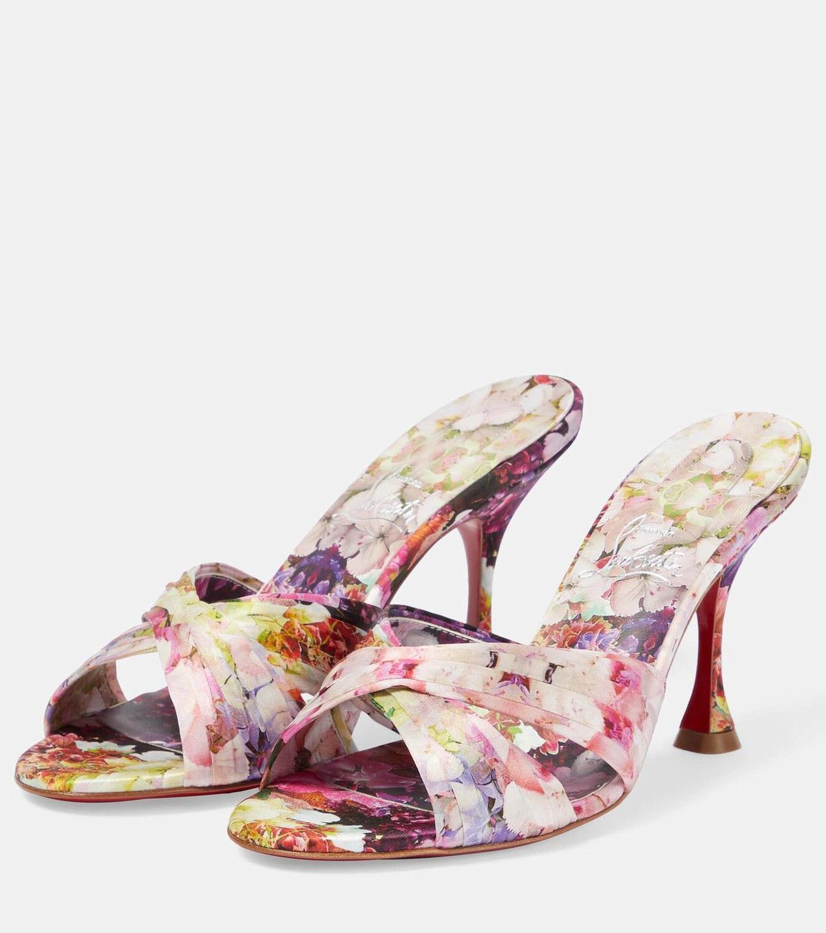 Christian Louboutin o1s1wg111025 Sandals in Multicolor Size US 10.5 / IT 40.5 - 4 Thumbnail