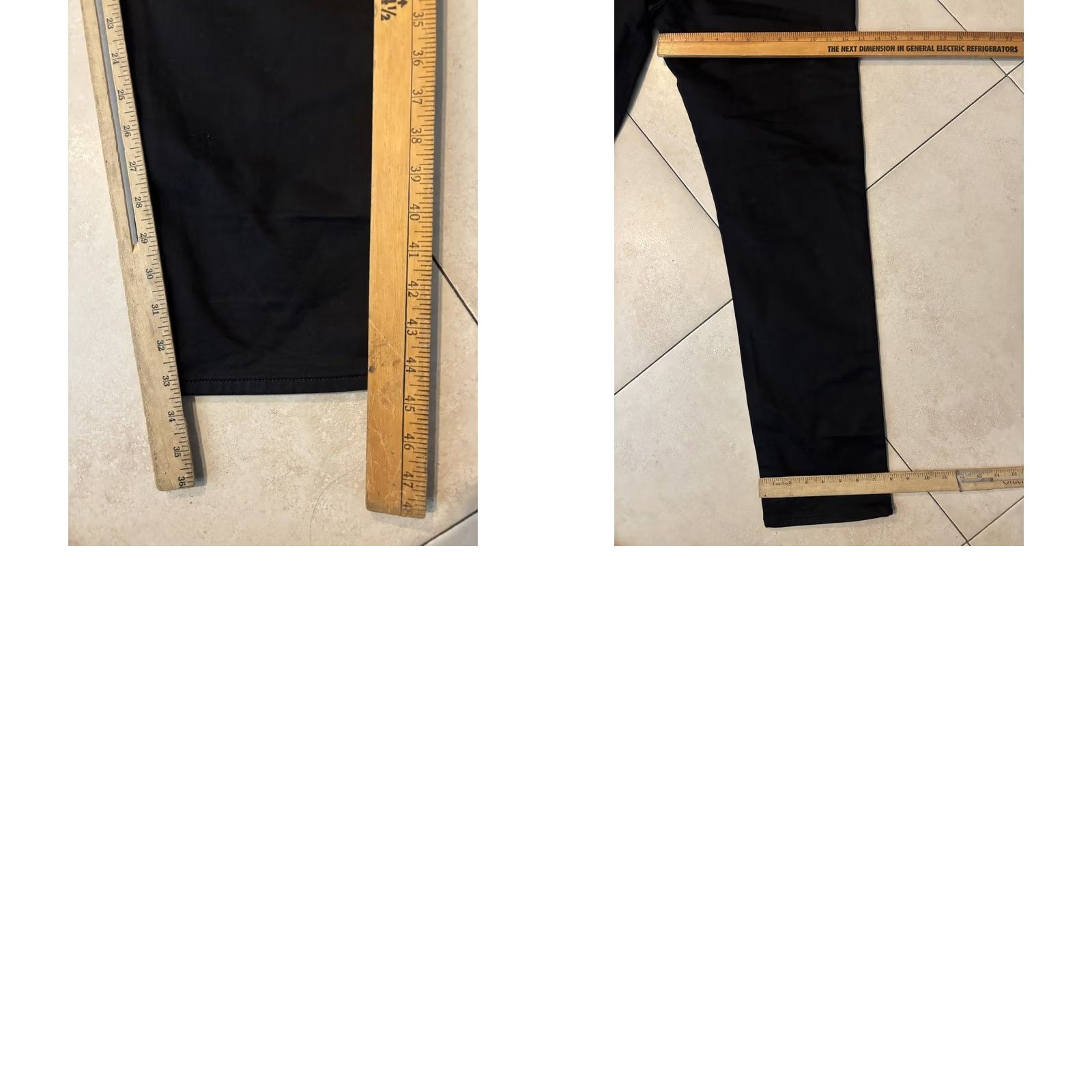 Banana Republic Banana Republic Traveler Jeans Mens 38x34 Black Slim Tapered Denim Stretch Pants Size US 38 / EU 54 - 8 Thumbnail