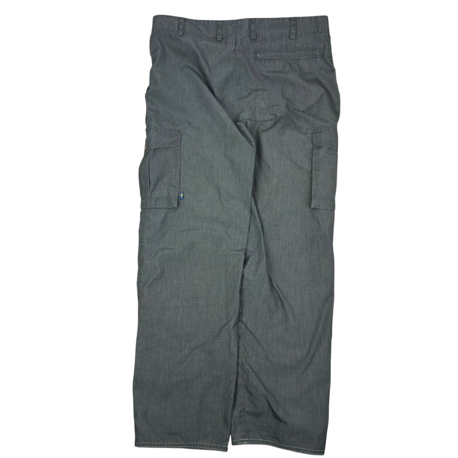 Fjallraven Fjallraven Men's Gray High Rise Straight Leg Cargo Pants 52 Size US 32 / EU 48 - 6 Thumbnail