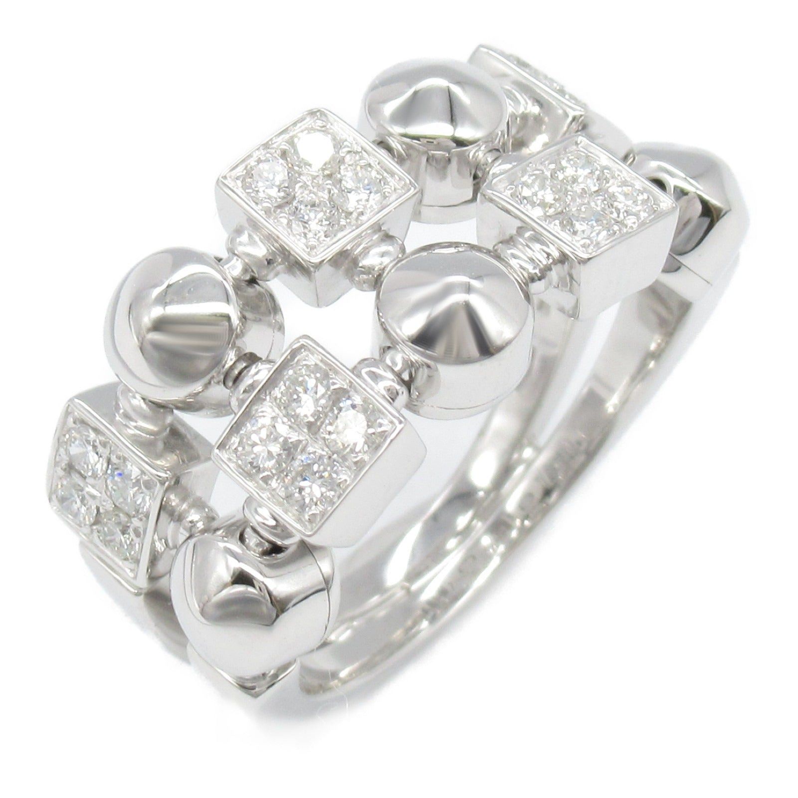 Bvlgari Bvlgari Lucia Ring Diamond K18Wg (White Gold) Clear Size ONE SIZE - 1 Thumbnail