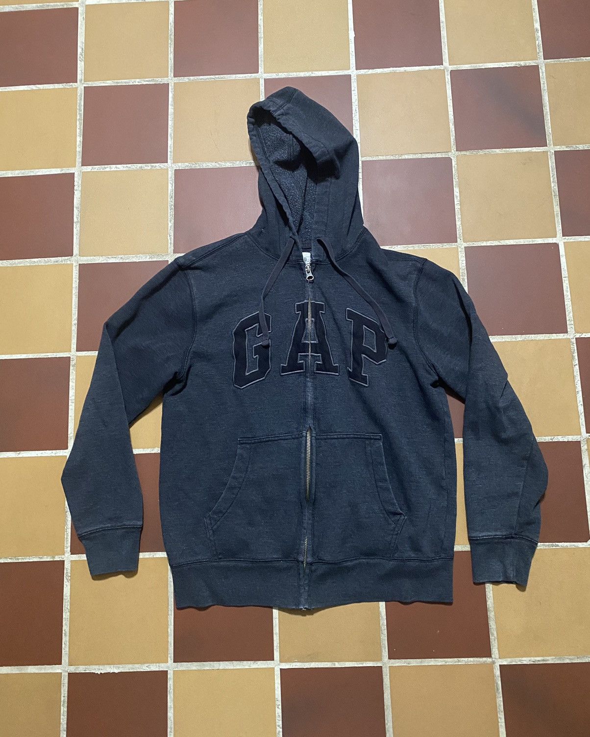 Gap × Vintage Vintage Gap Zipper Hoodie Y2K Size US S / EU 44-46 / 1 - 2 Thumbnail