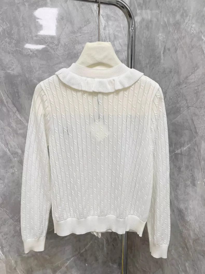 Loewe Loewe Wooden ear v-neck knit cardigan Size S / US 4 / IT 40 - 5 Thumbnail