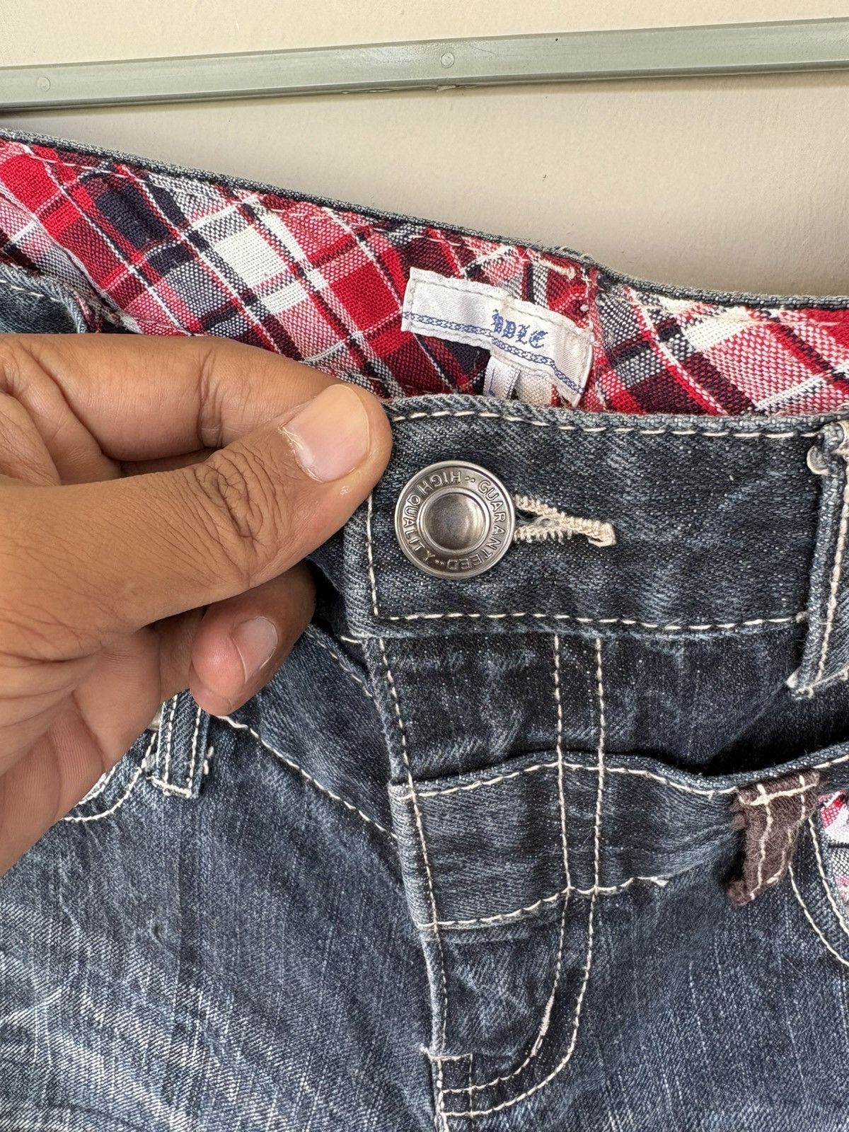 Japanese Brand Japanese High Quality Guarented Double Waist Streetwear Size US 33 - 13 Thumbnail