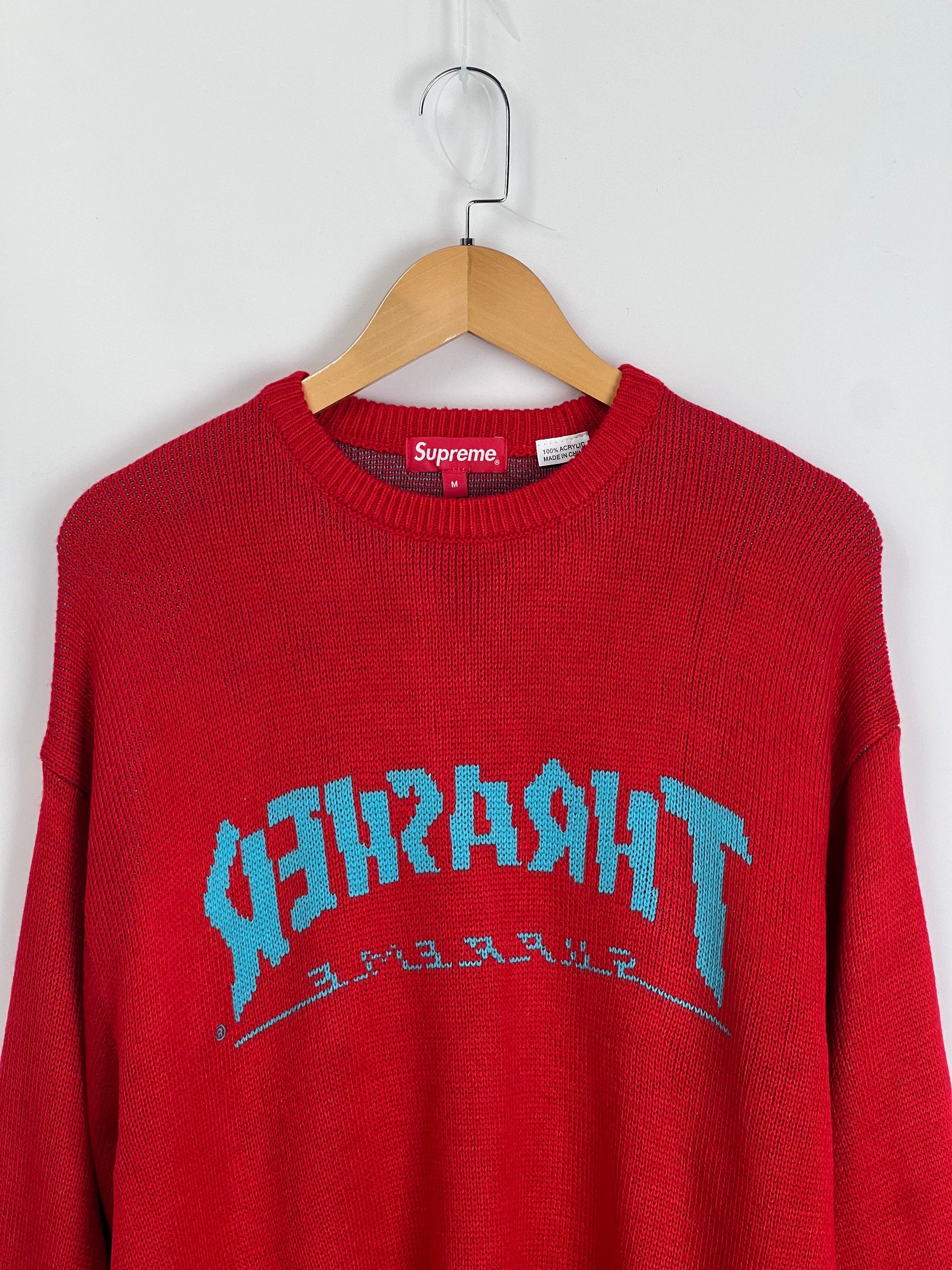 Supreme × Thrasher Brand New* Supreme®/Thrasher® Sweater FW21 Size US M / EU 48-50 / 2 - 7 Thumbnail