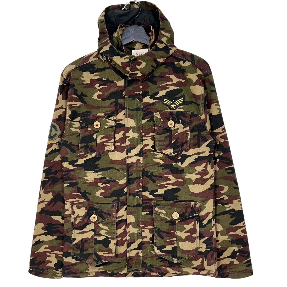 Guess Guess Camouflage Military Jacket Size M / US 6-8 / IT 42-44 - 1 Thumbnail
