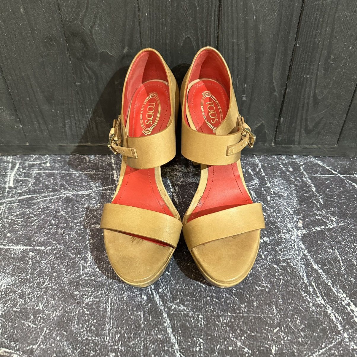 Tod's TOD’S - Women’s Leather Sandals Size 35 Size US 5 / IT 35 - 5 Thumbnail
