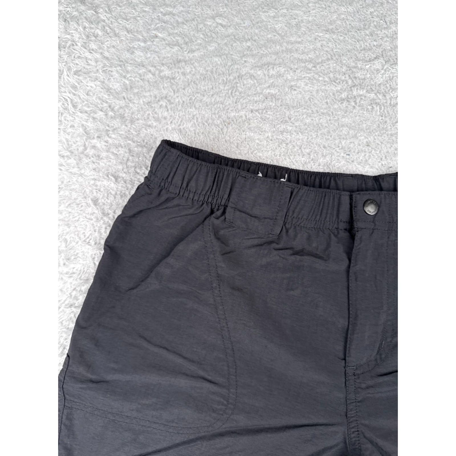 Vintage Columbia Women's Cargo Shorts Medium Black Nylon Casual Travel Activewear 34x5 Size 32" / US 10 / IT 46 - 4 Thumbnail