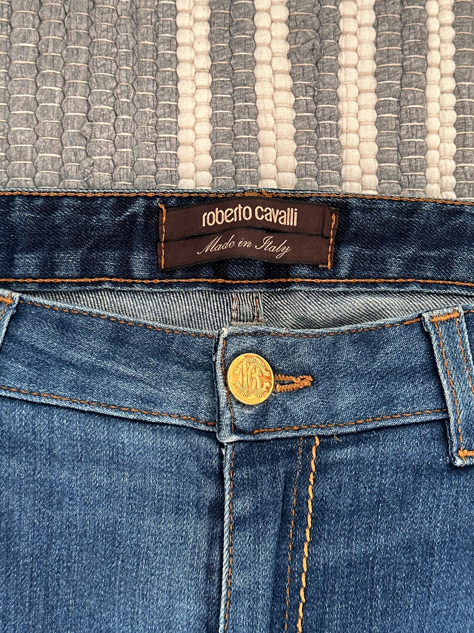 Just Cavalli Vintage Just Cavalli Blue Denim Jeans Size 32" / US 10 / IT 46 - 7 Thumbnail