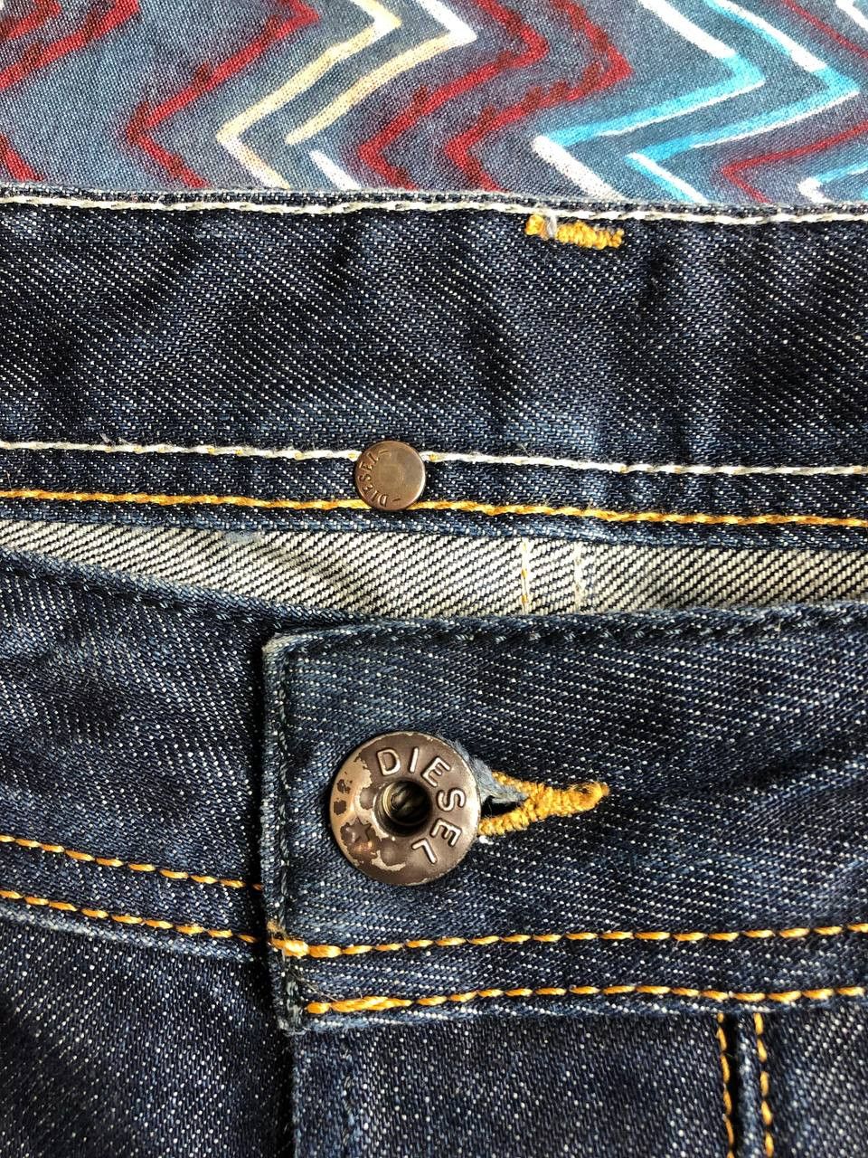 Diesel × Vintage Vintage Diesel 90’s Y2K Style Baggy Wide Denim Jeans Pants Size US 34 / EU 50 - 6 Thumbnail