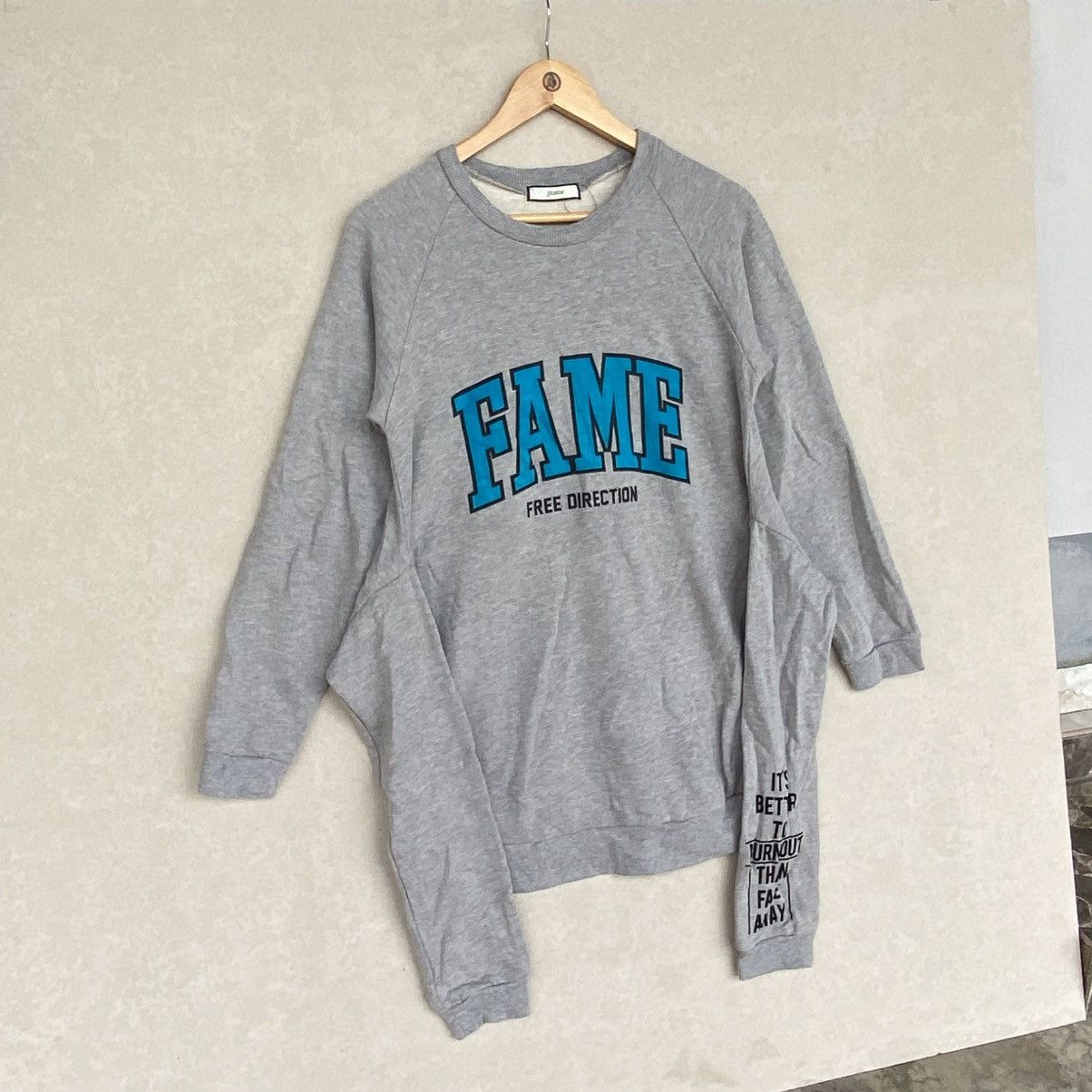Other Vintage Fame Free Direction Printed Crewneck Sweatshirt Gray Size US M / EU 48-50 / 2 - 3 Thumbnail