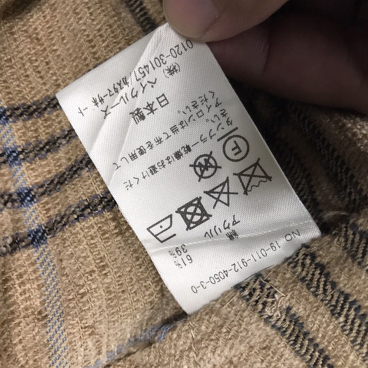 Japanese Brand IENA MADE IN JAPAN FLANNEL CHECK STYLE BUTTON JACKET Size L / US 10 / IT 46 - 9 Thumbnail