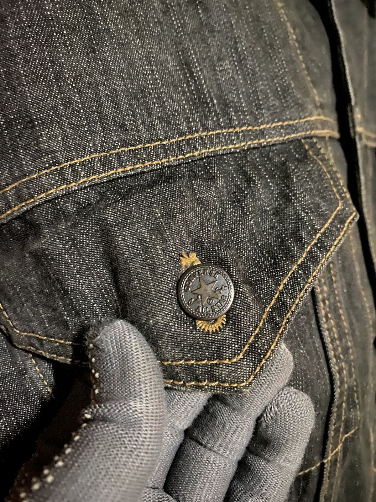 Converse Converse Denim Trucker Jacket | Vintage Indigo Jean Jacket Size US XXL / EU 58 / 5 - 8 Thumbnail