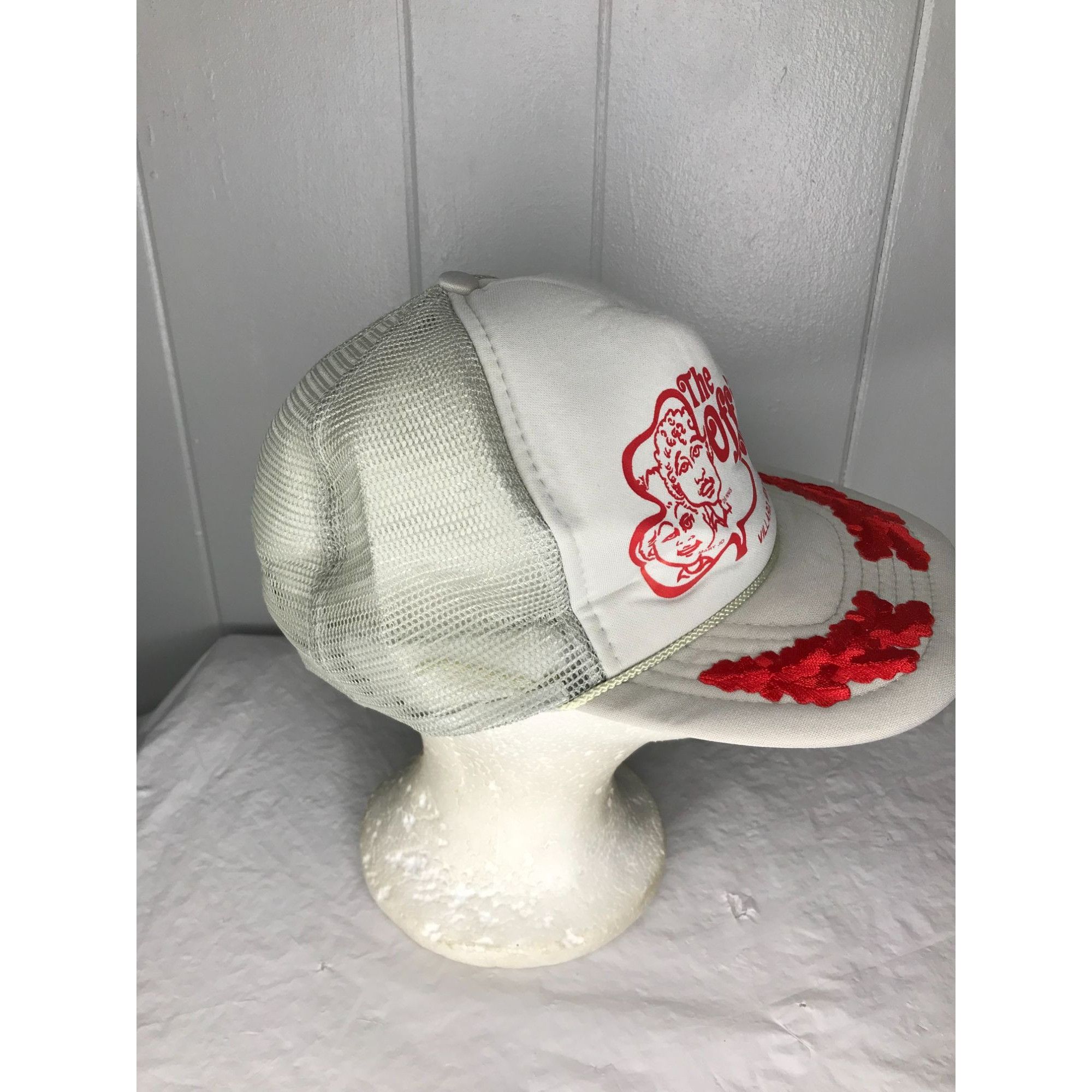 Vintage Vintage Office Bar Leaf Trucker Mesh rope snapback hat cap Size ONE SIZE - 4 Thumbnail